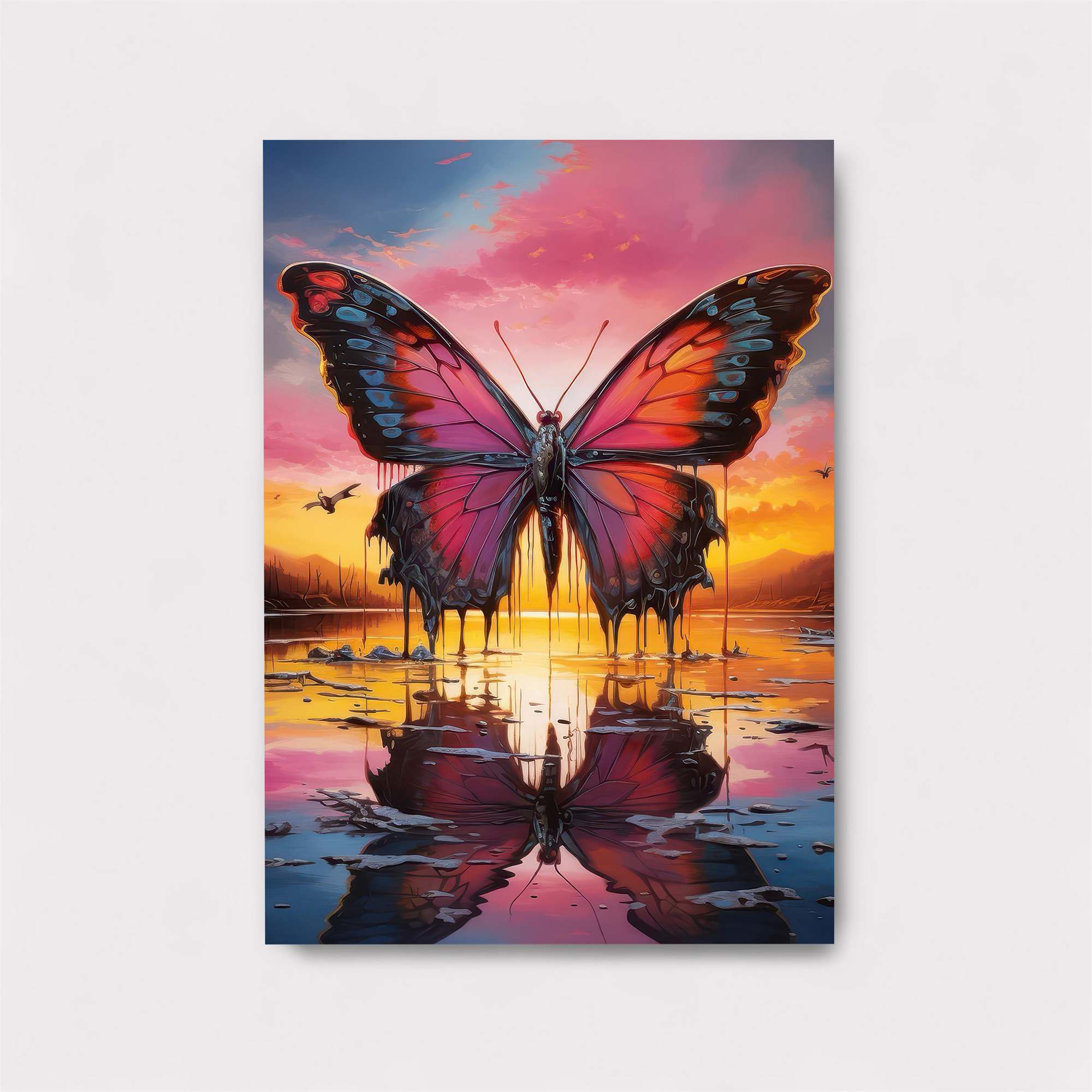 Butterfly Dusk Safe Wall Magnetic / M