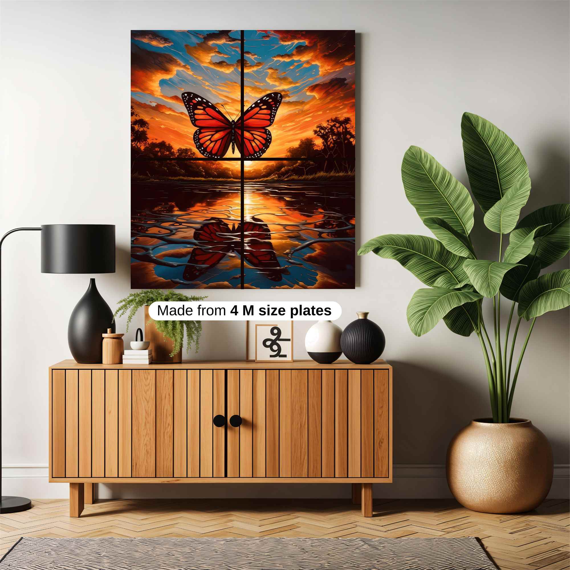 Sunset Serenity Safe Wall Magnetic / M