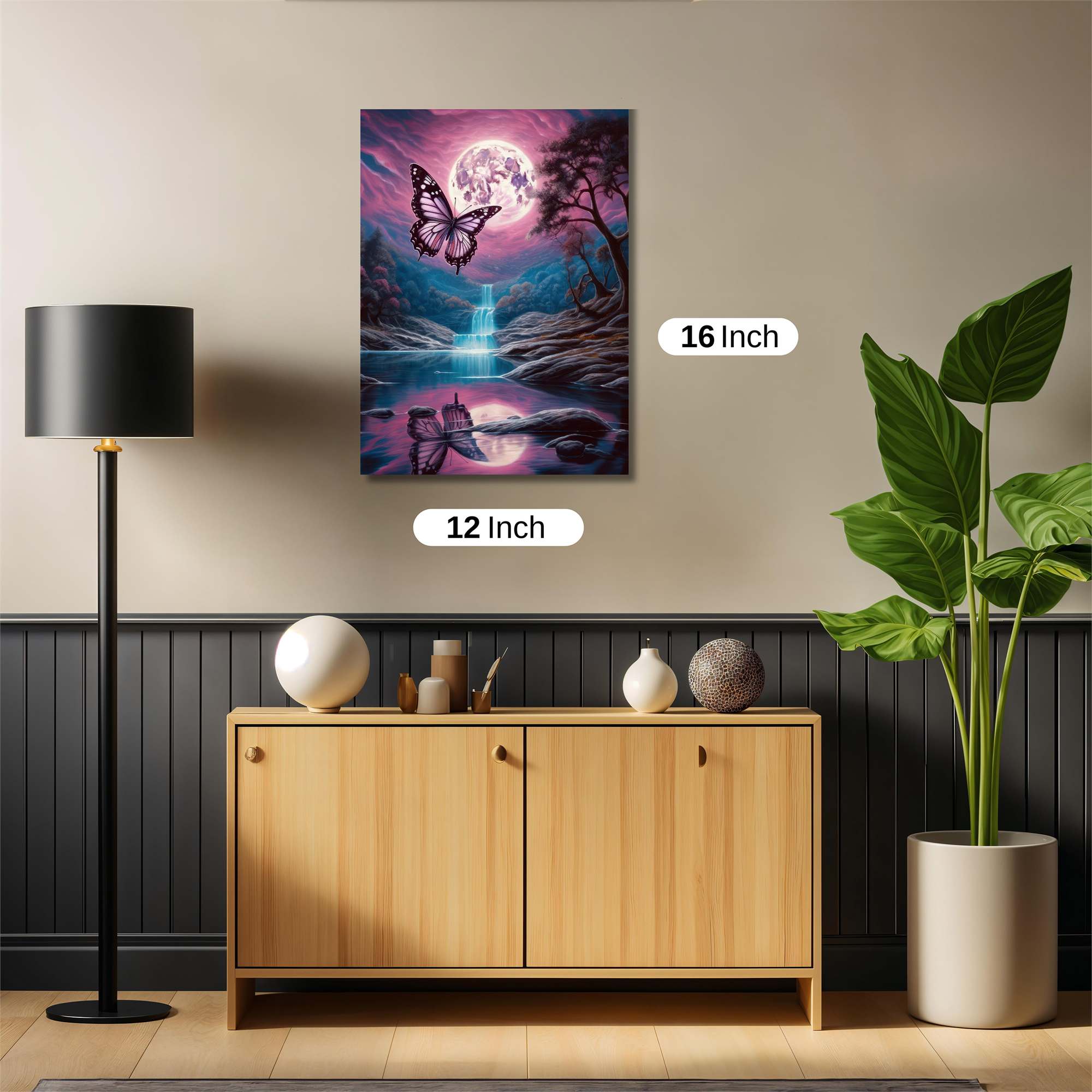 Moonlit Serenity Safe Wall Magnetic / M