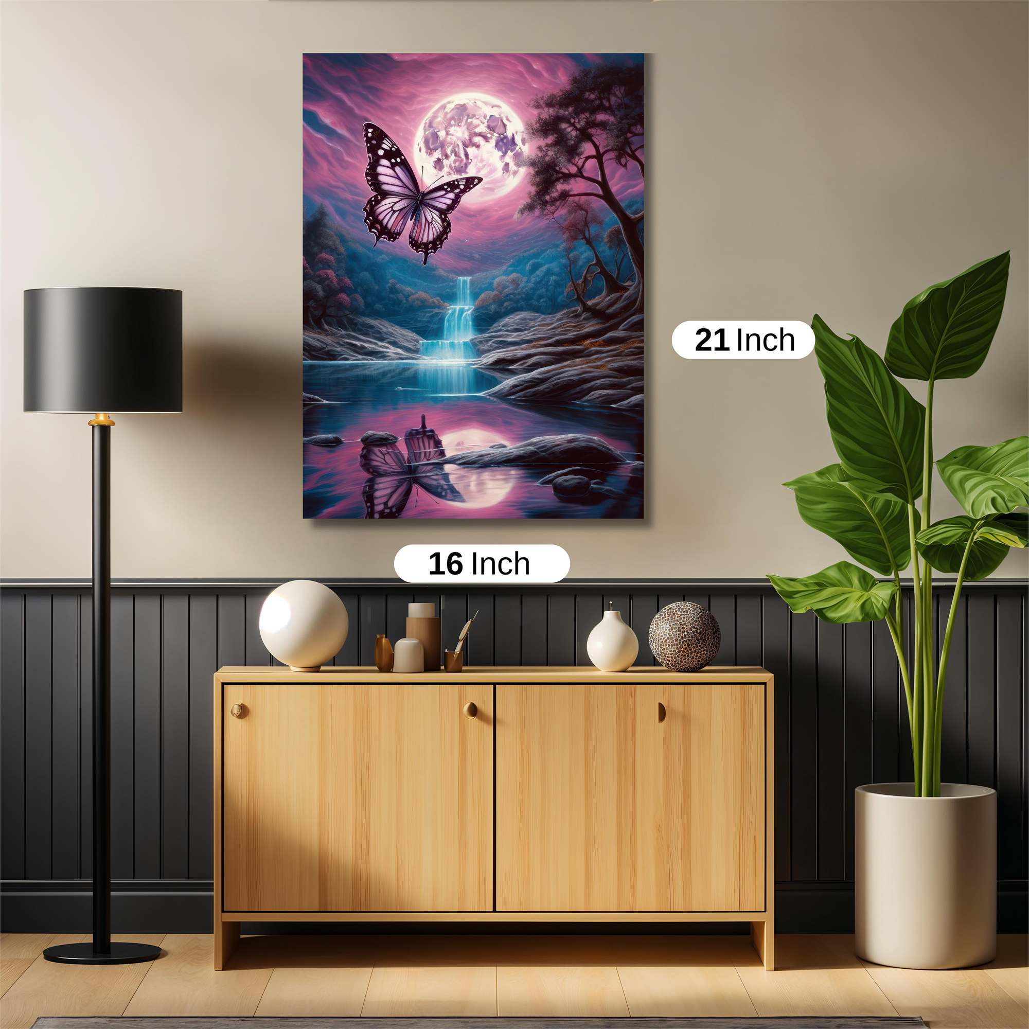 Moonlit Serenity Safe Wall Magnetic / M