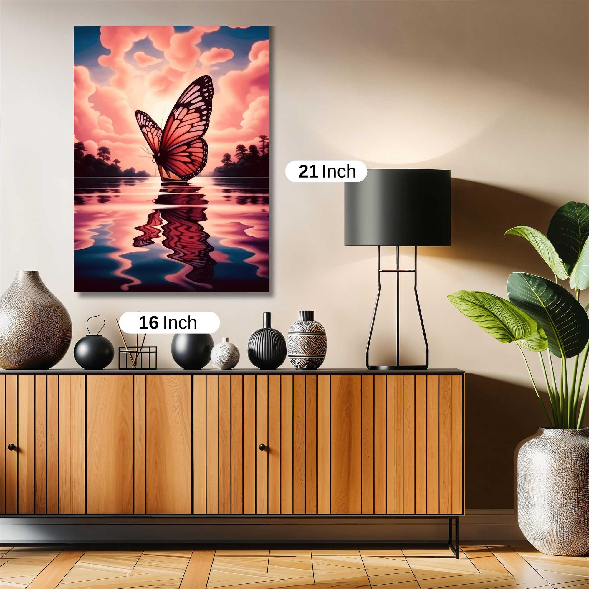 Butterfly Serenity Safe Wall Magnetic / M