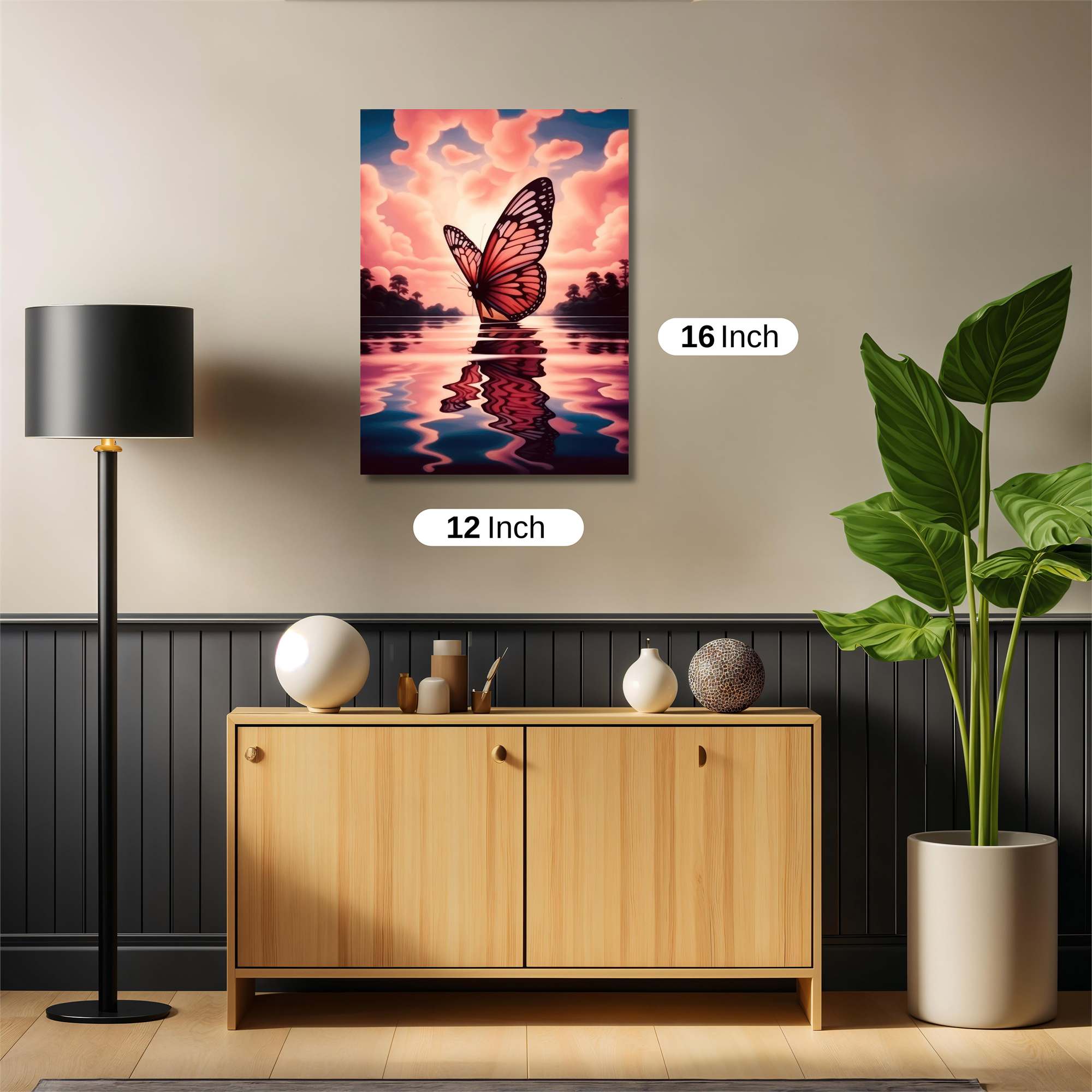 Butterfly Serenity Safe Wall Magnetic / M