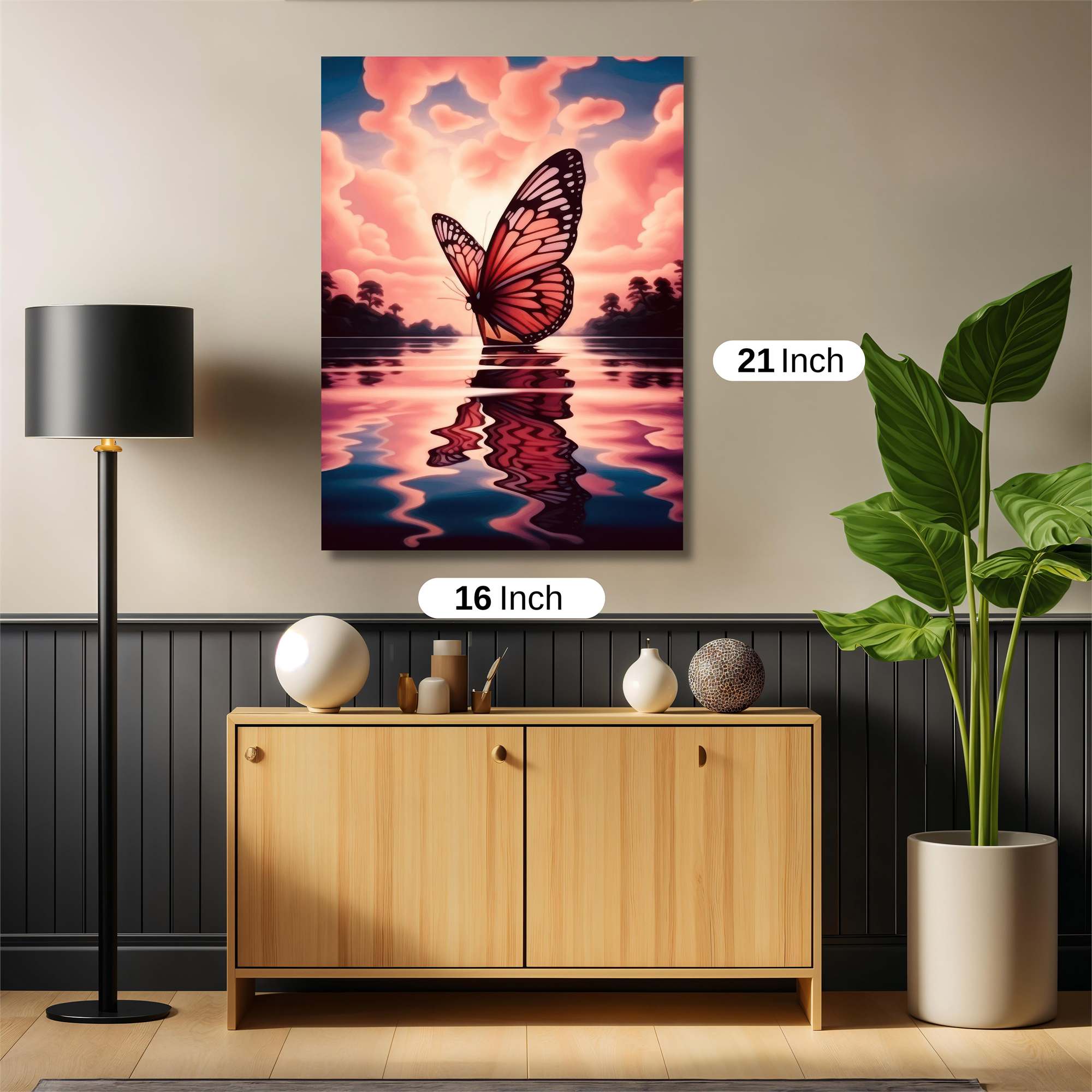 Butterfly Serenity Safe Wall Magnetic / M