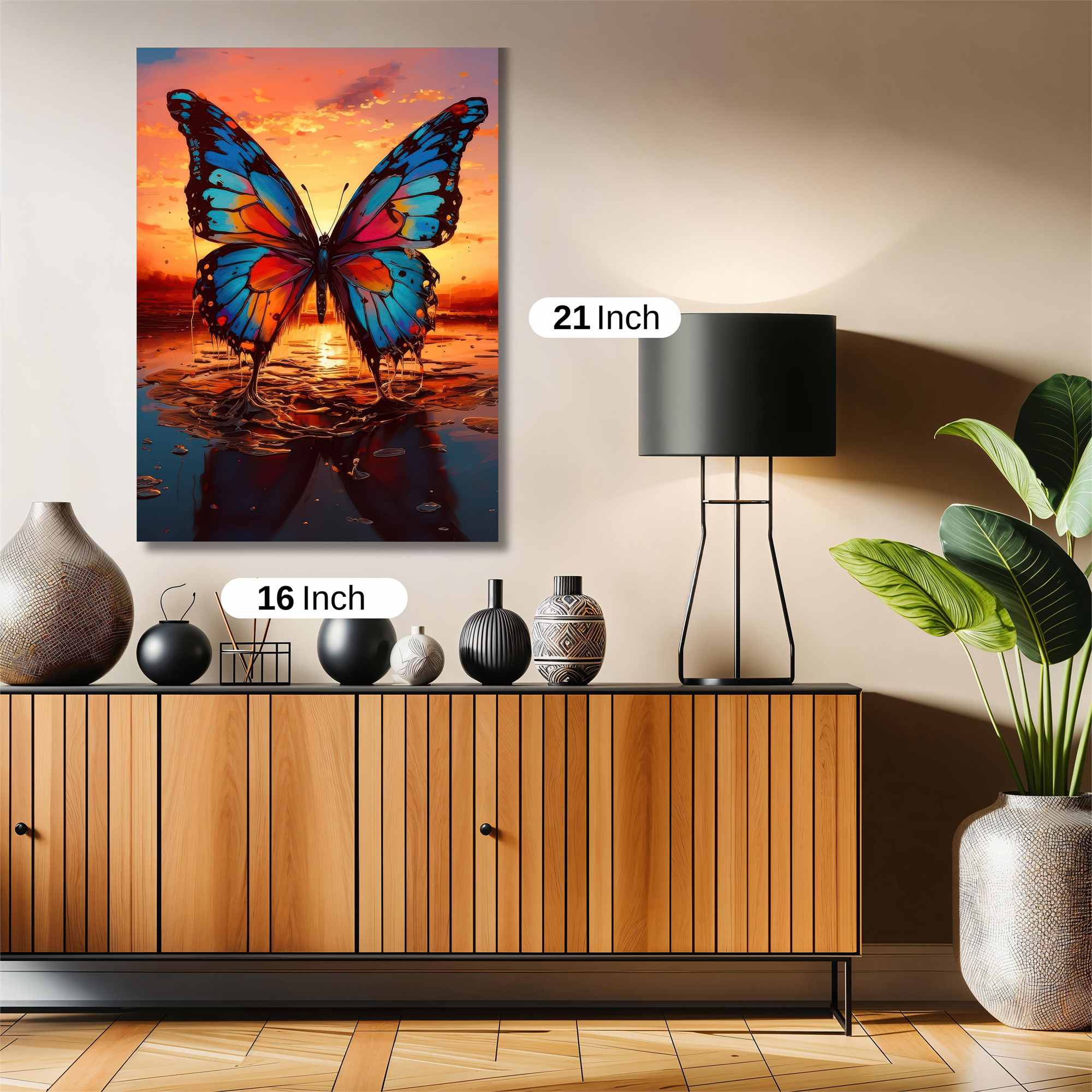 Butterfly Serenity Safe Wall Magnetic / M