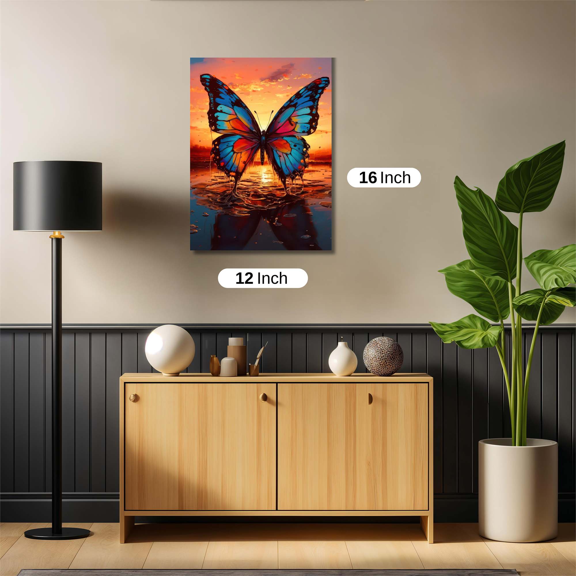 Butterfly Serenity Safe Wall Magnetic / M