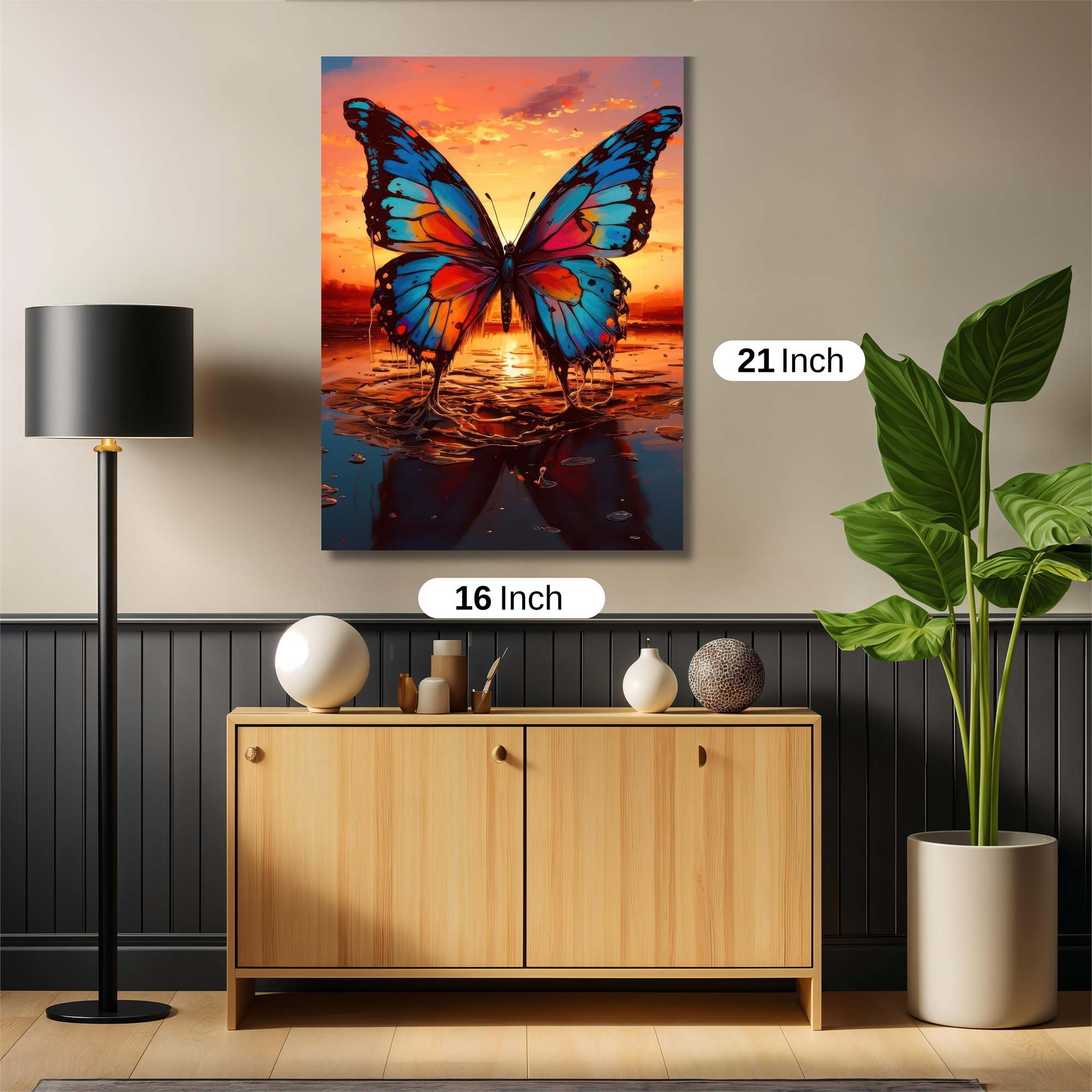 Butterfly Serenity Safe Wall Magnetic / M