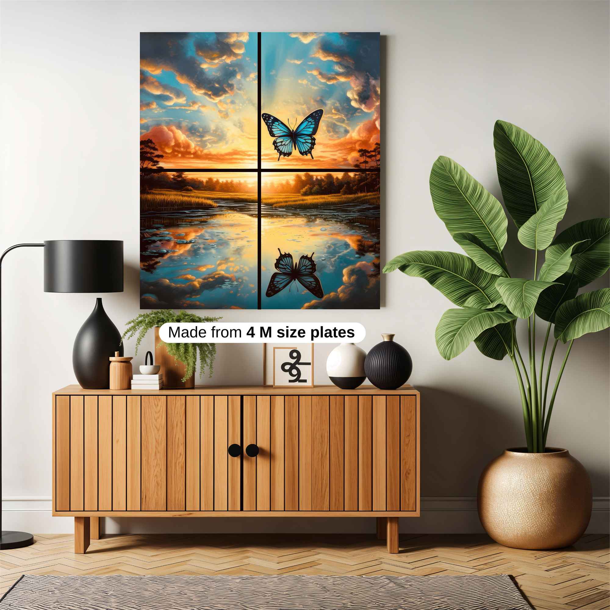 Butterfly Serenity Safe Wall Magnetic / M