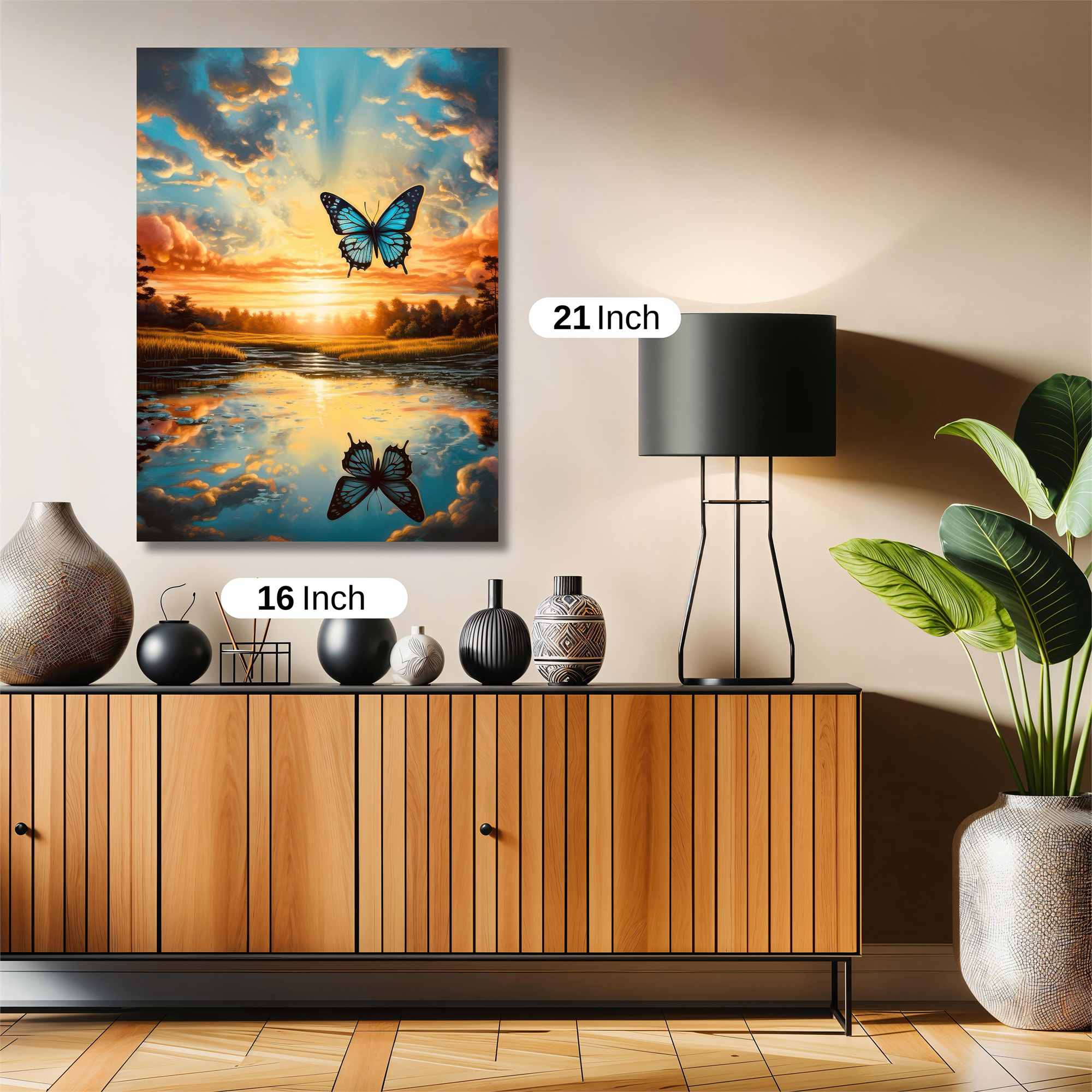Butterfly Serenity Safe Wall Magnetic / M