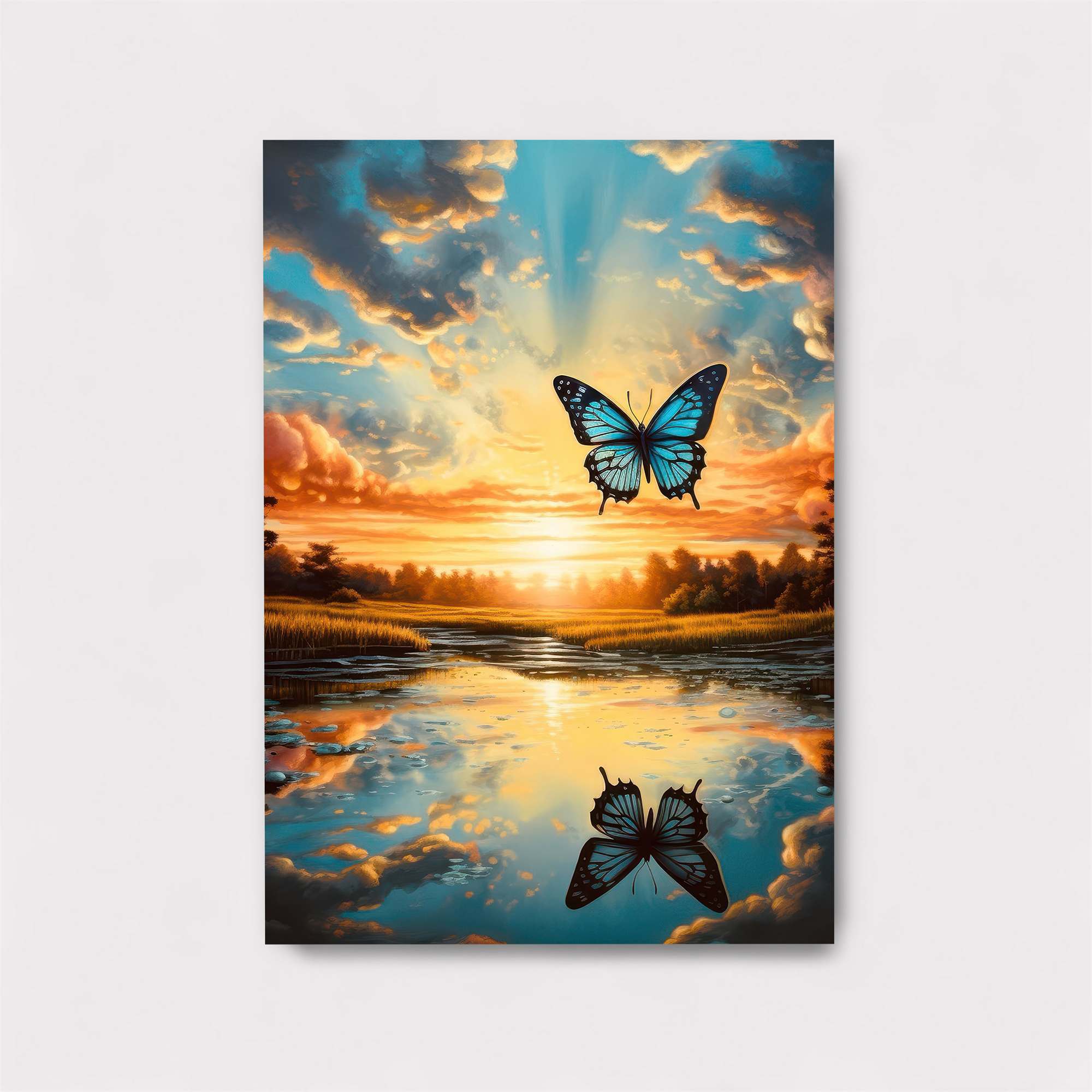 Butterfly Serenity Safe Wall Magnetic / M