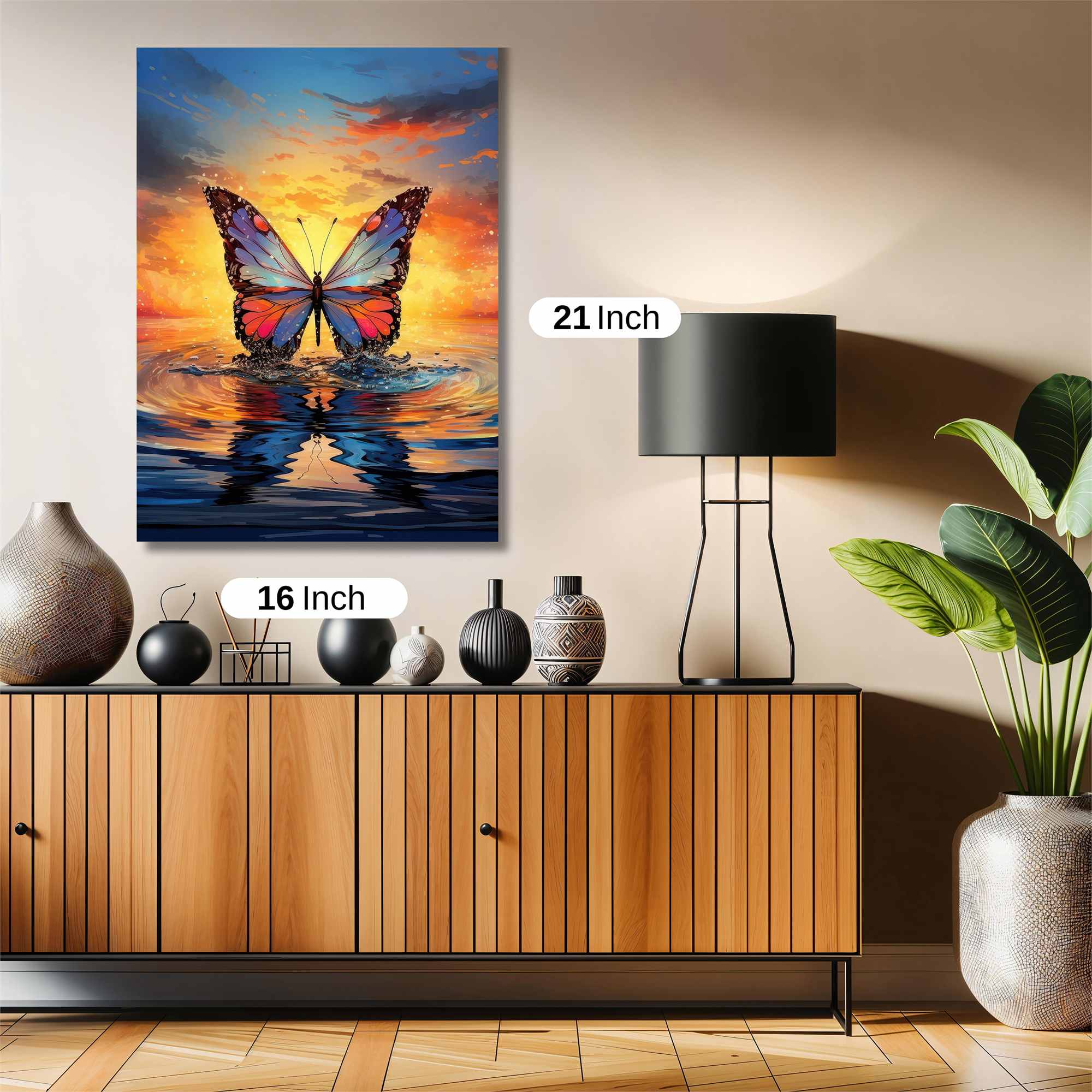 Butterfly Serenity Safe Wall Magnetic / M