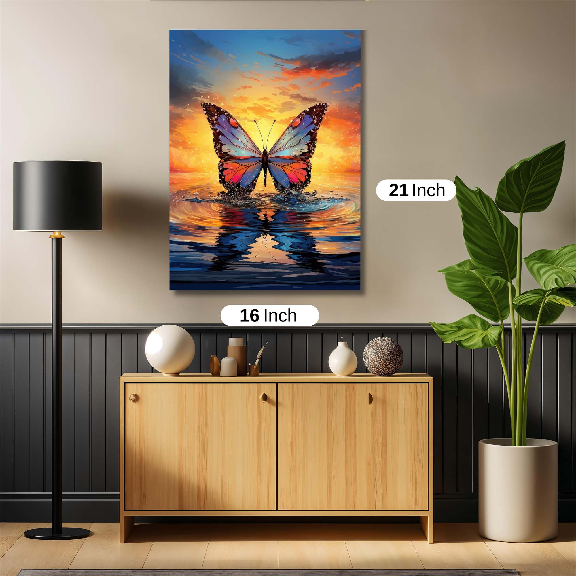 Butterfly Serenity Safe Wall Magnetic / M