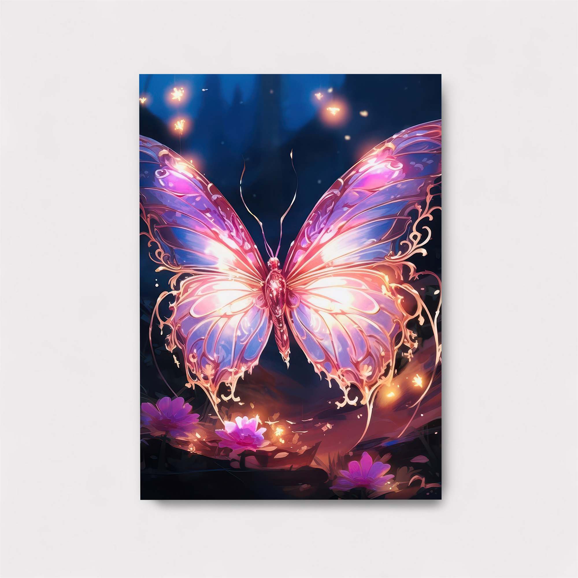 Luminous Butterfly Safe Wall Magnetic / M
