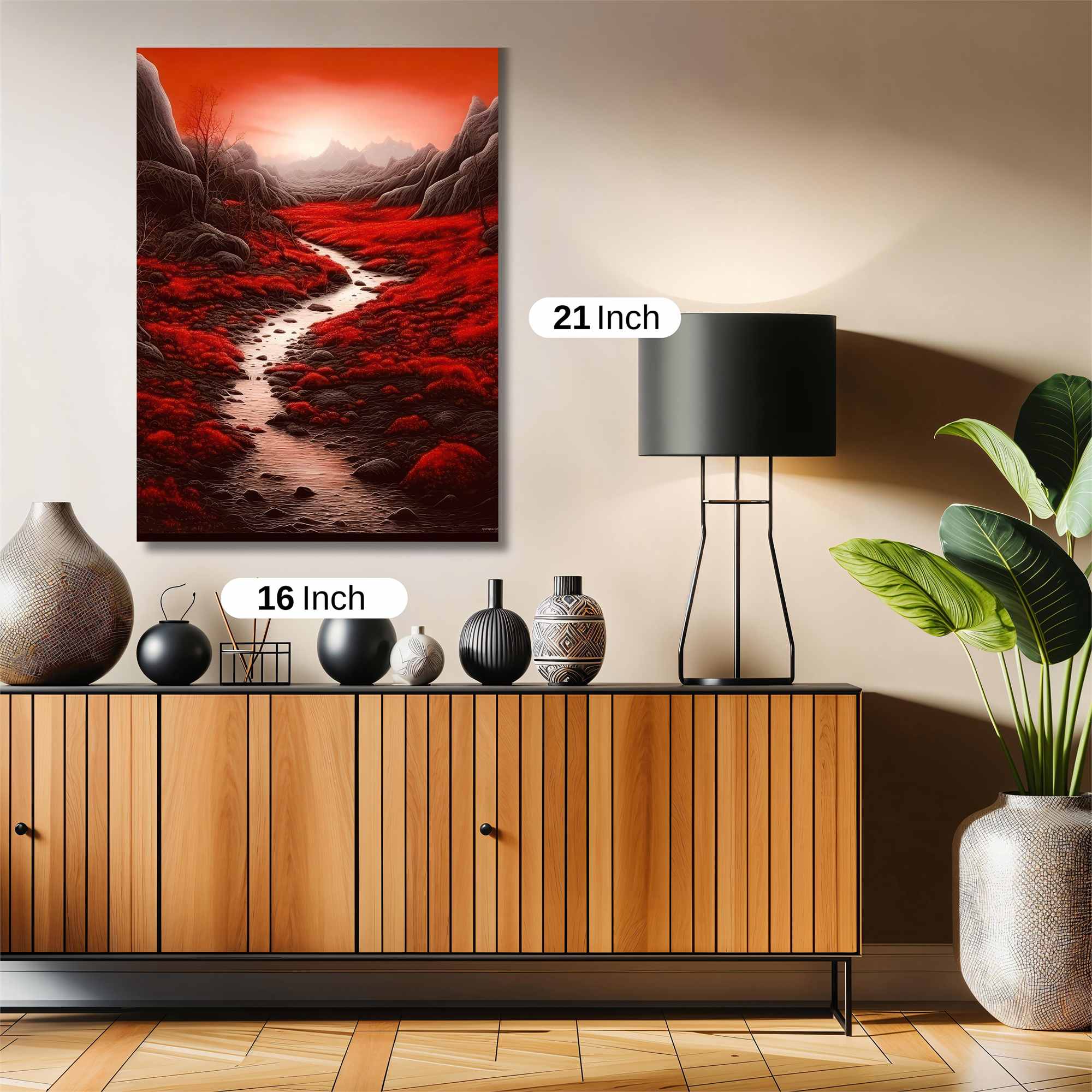 Red Silence Safe Wall Magnetic / M