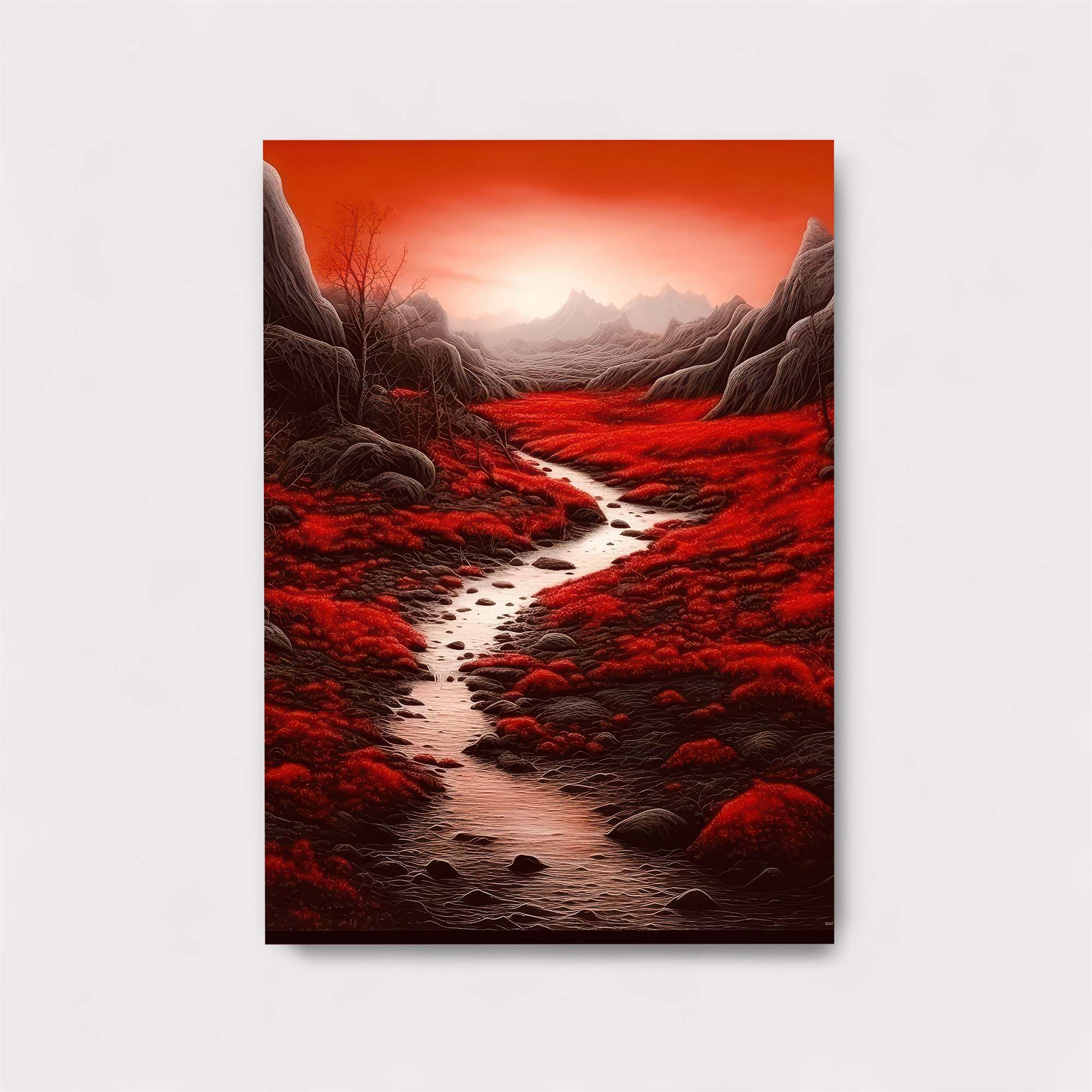 Red Silence Safe Wall Magnetic / M