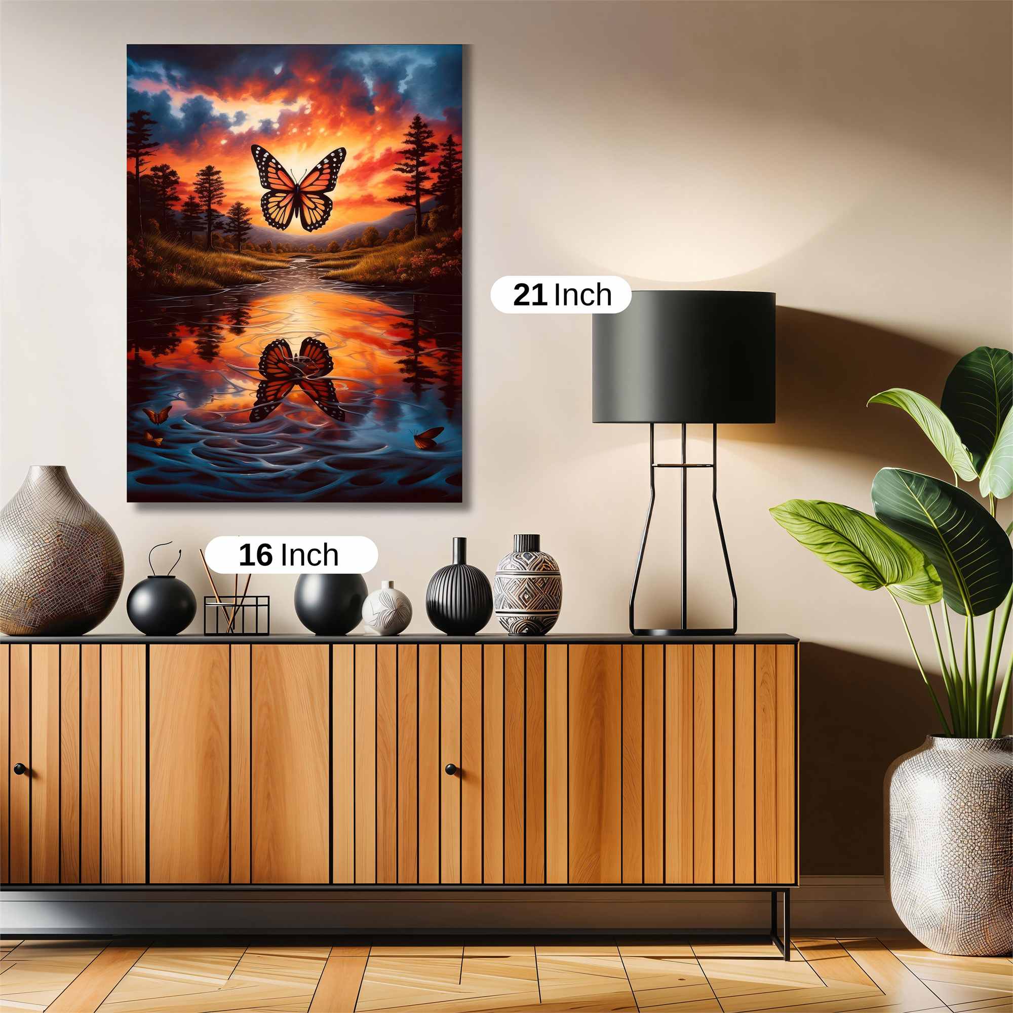 Butterfly Serenity Safe Wall Magnetic / M