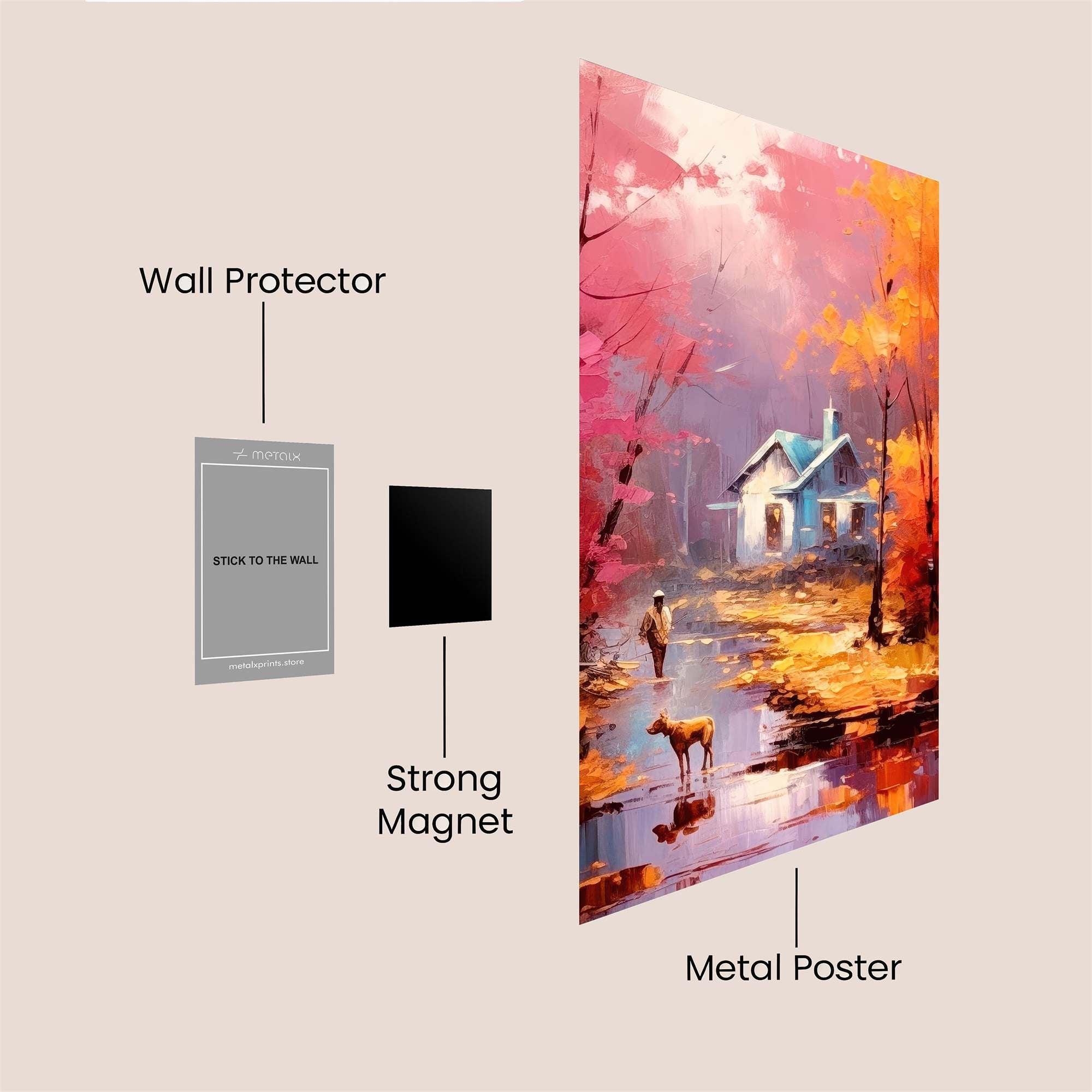 Autumn Serenity Safe Wall Magnetic / M