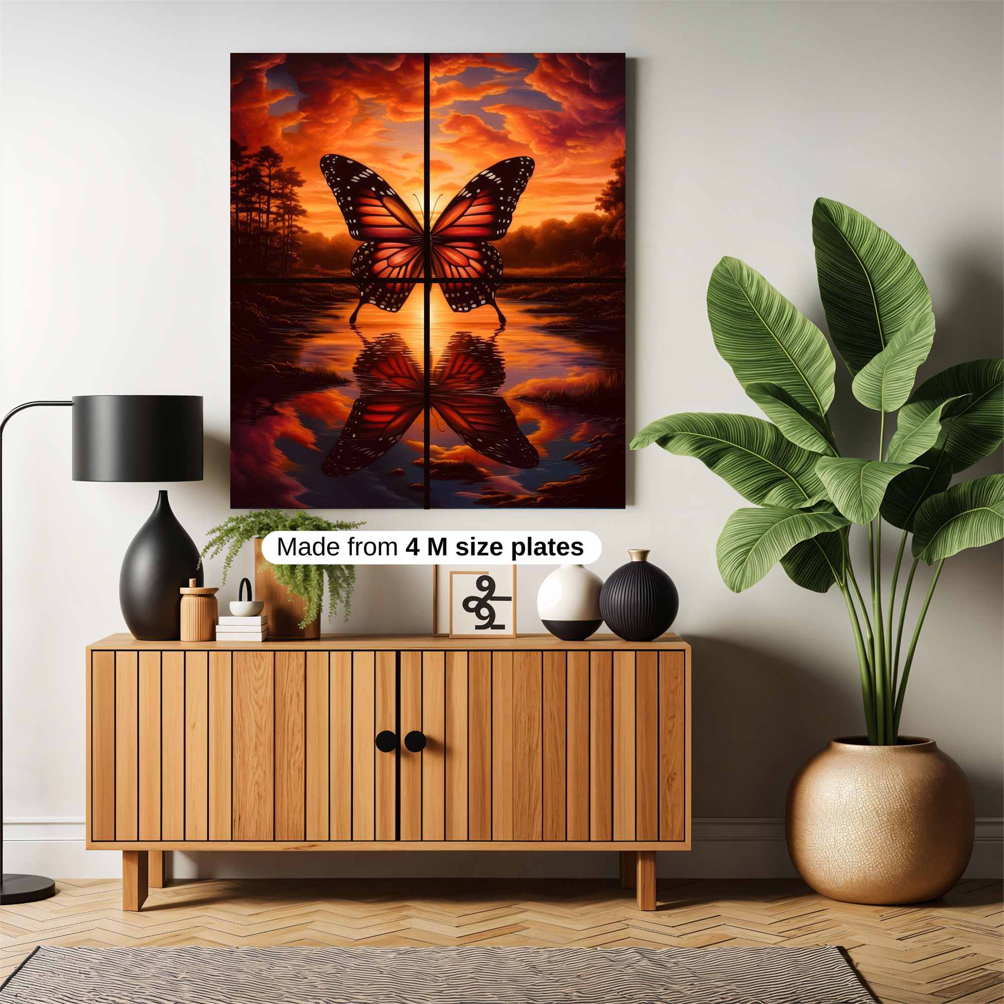 Butterfly Serenity Safe Wall Magnetic / M