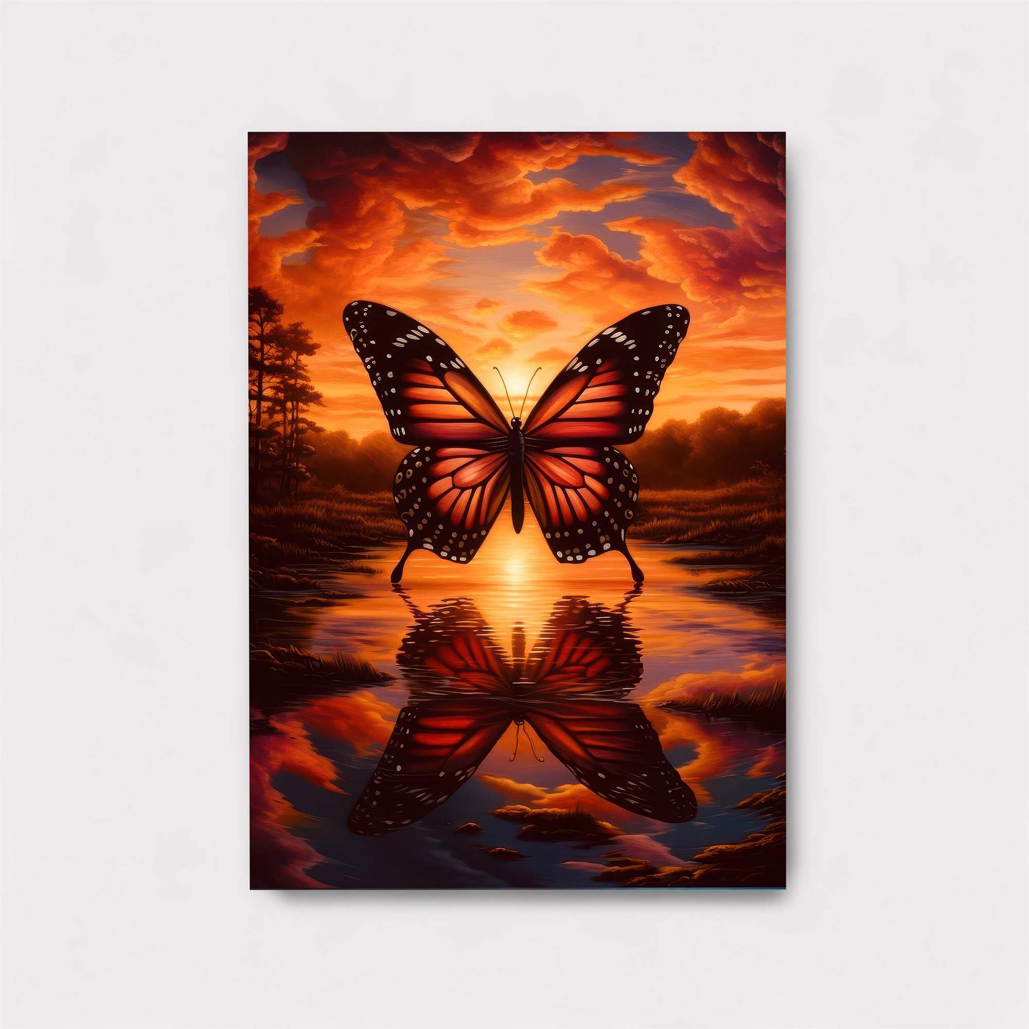 Butterfly Serenity Safe Wall Magnetic / M