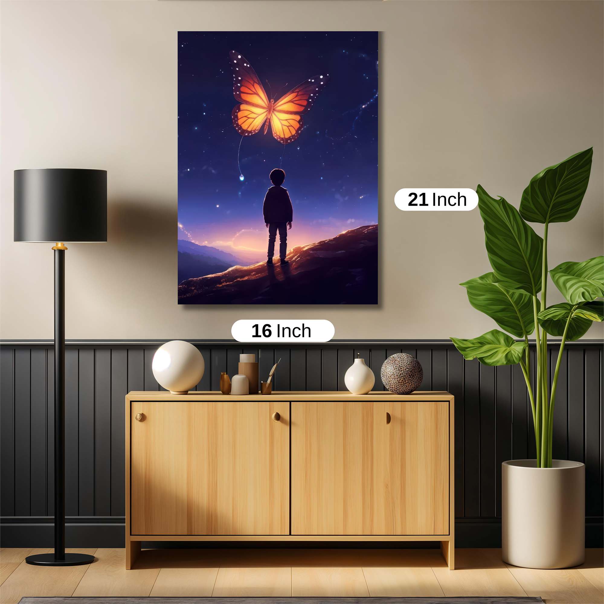 Butterfly Dream Safe Wall Magnetic / M