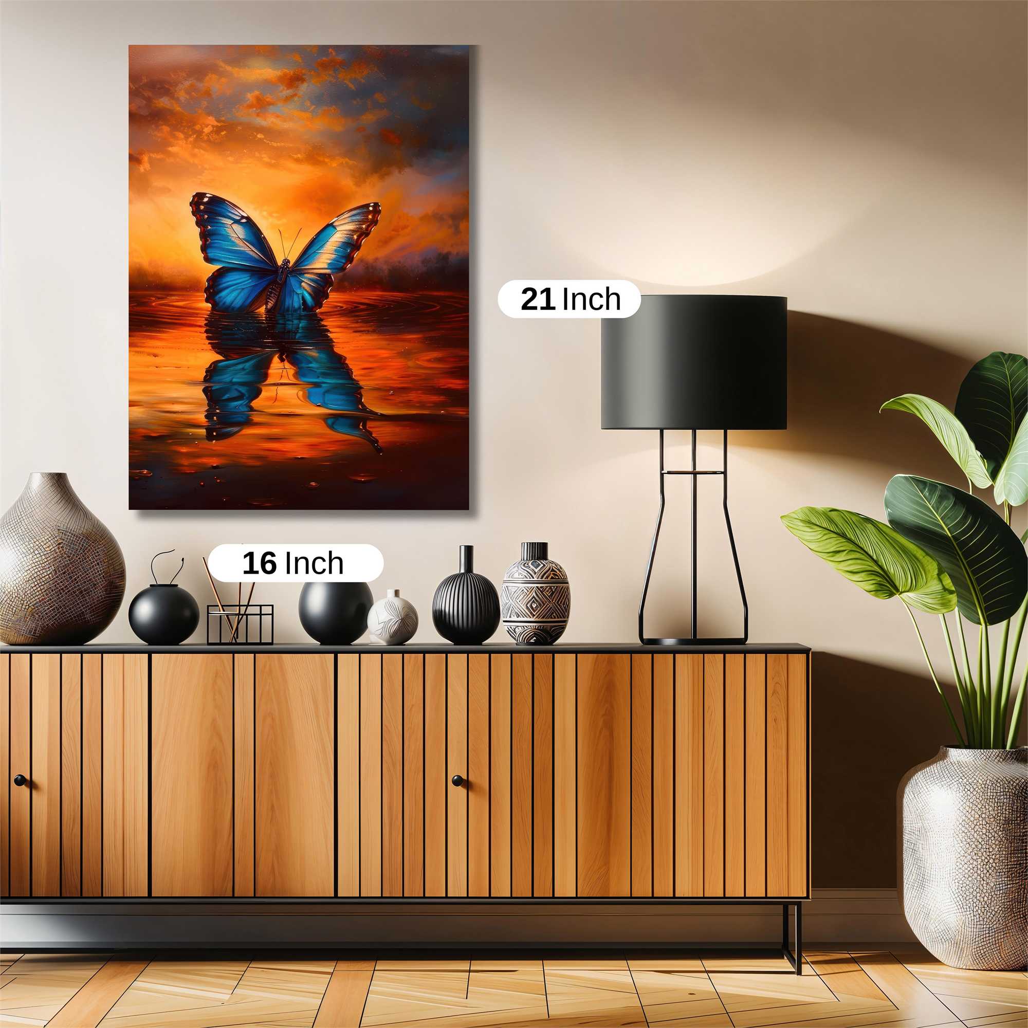 Butterfly Serenity Safe Wall Magnetic / M