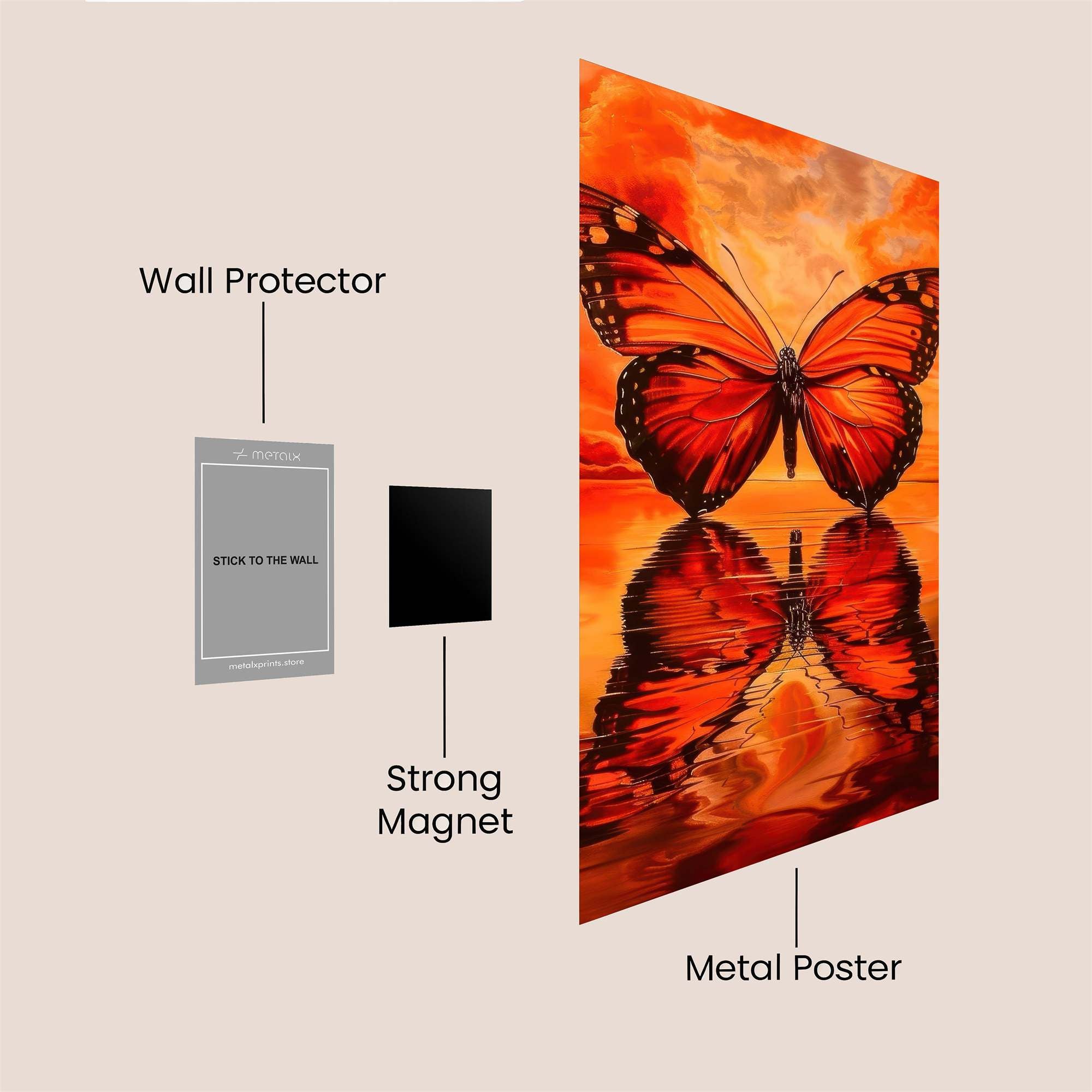 Monarch Radiance Safe Wall Magnetic / M