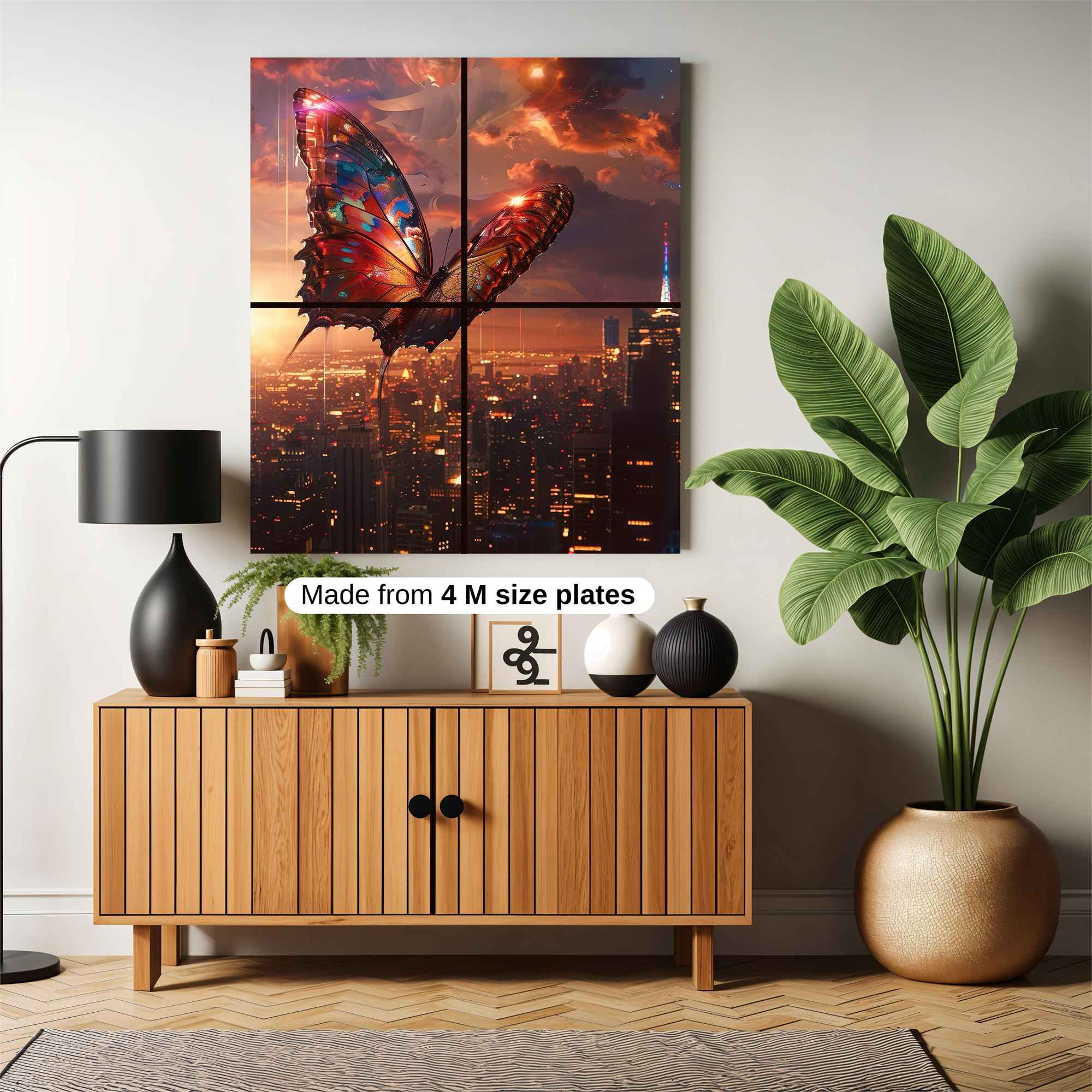 Butterfly Twilight Safe Wall Magnetic / M