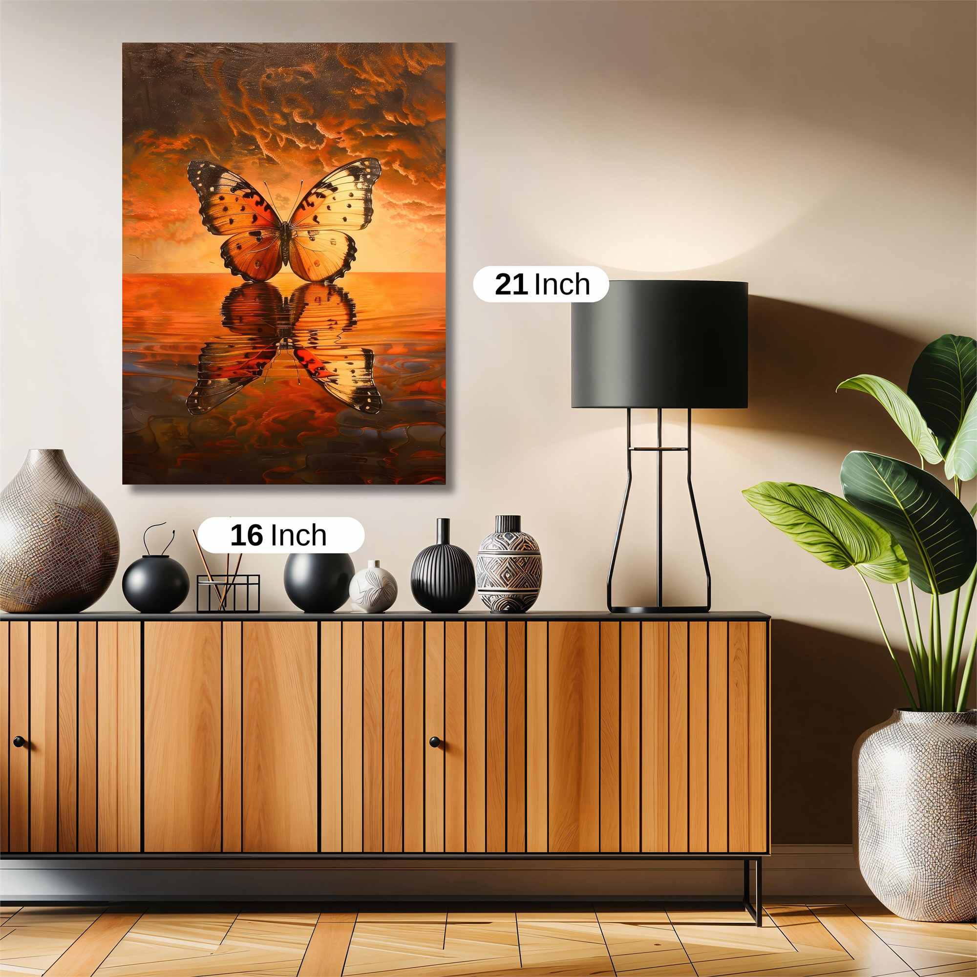 Butterfly Serenity Safe Wall Magnetic / M