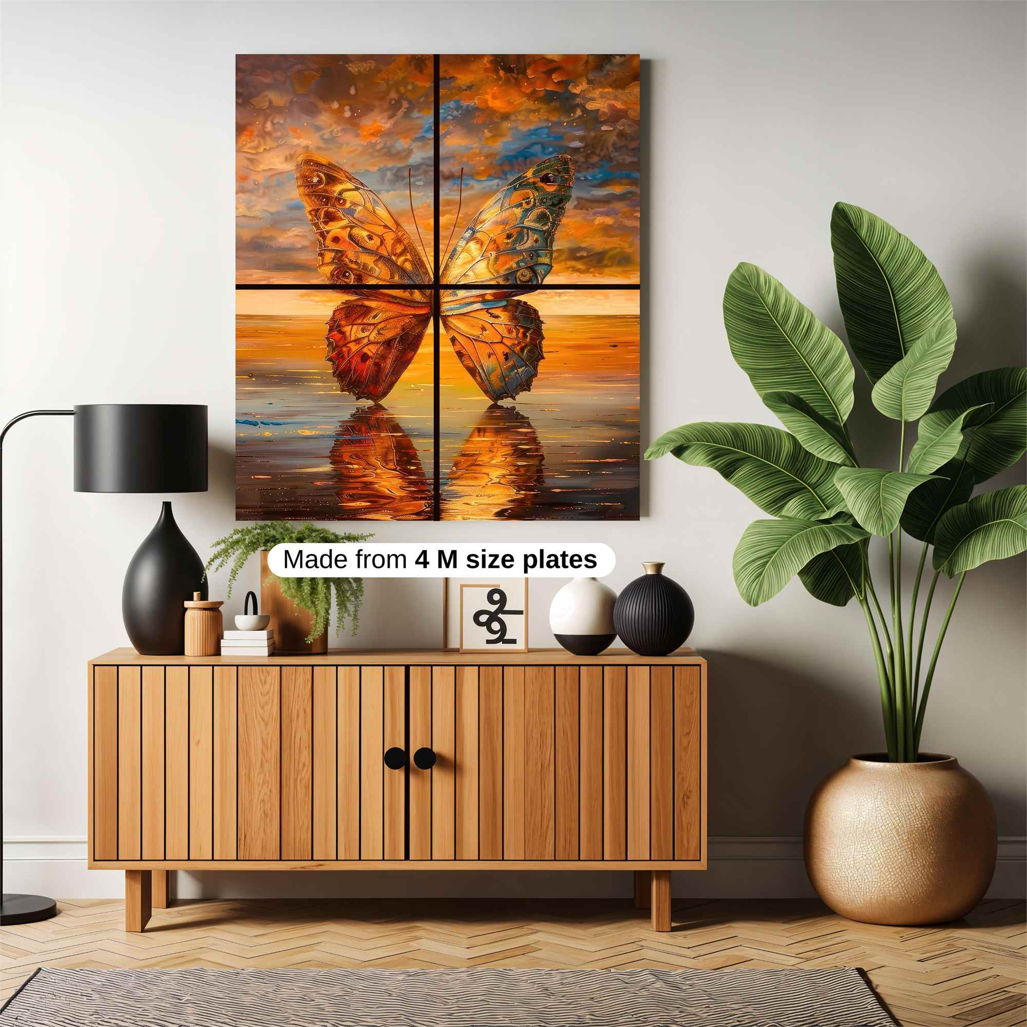 Butterfly Serenity Safe Wall Magnetic / M