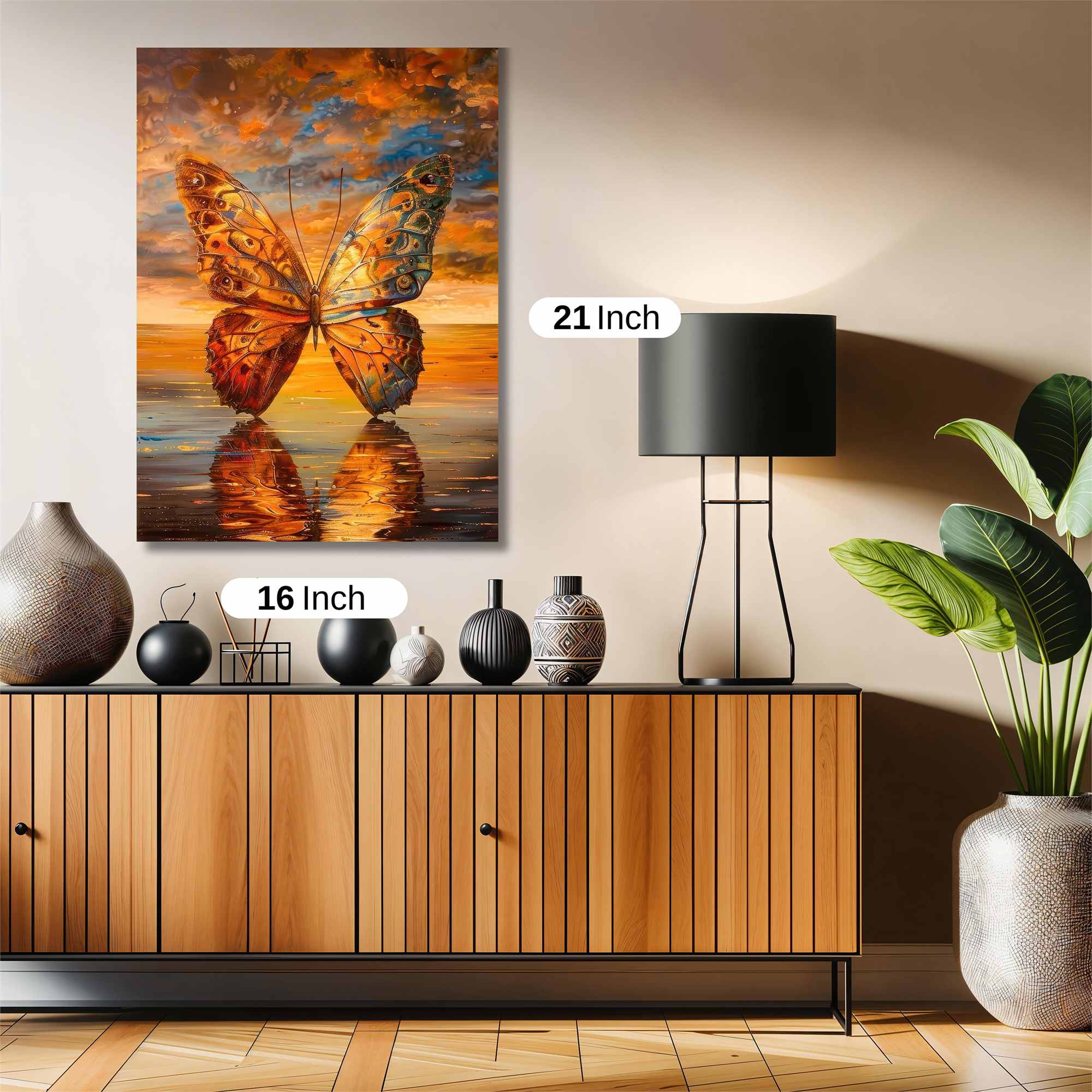 Butterfly Serenity Safe Wall Magnetic / M