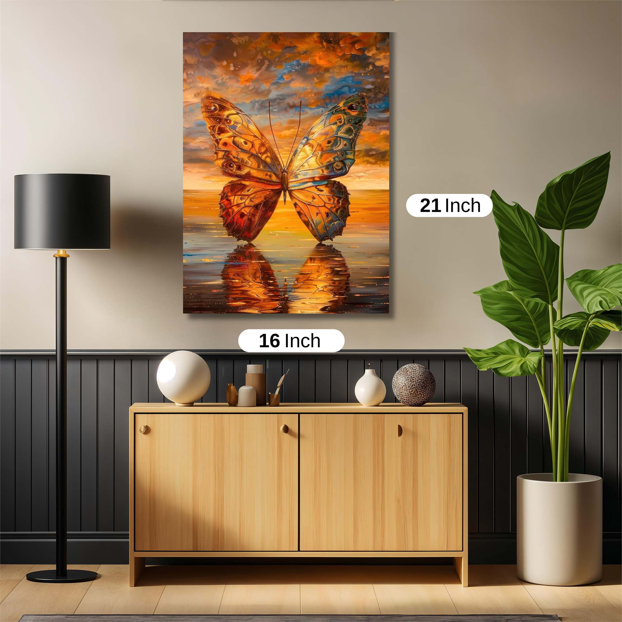 Butterfly Serenity Safe Wall Magnetic / M