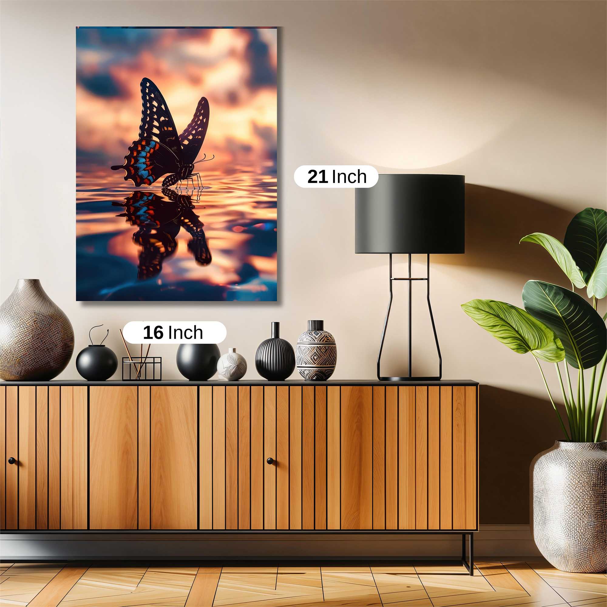 Butterfly Serenity Safe Wall Magnetic / M