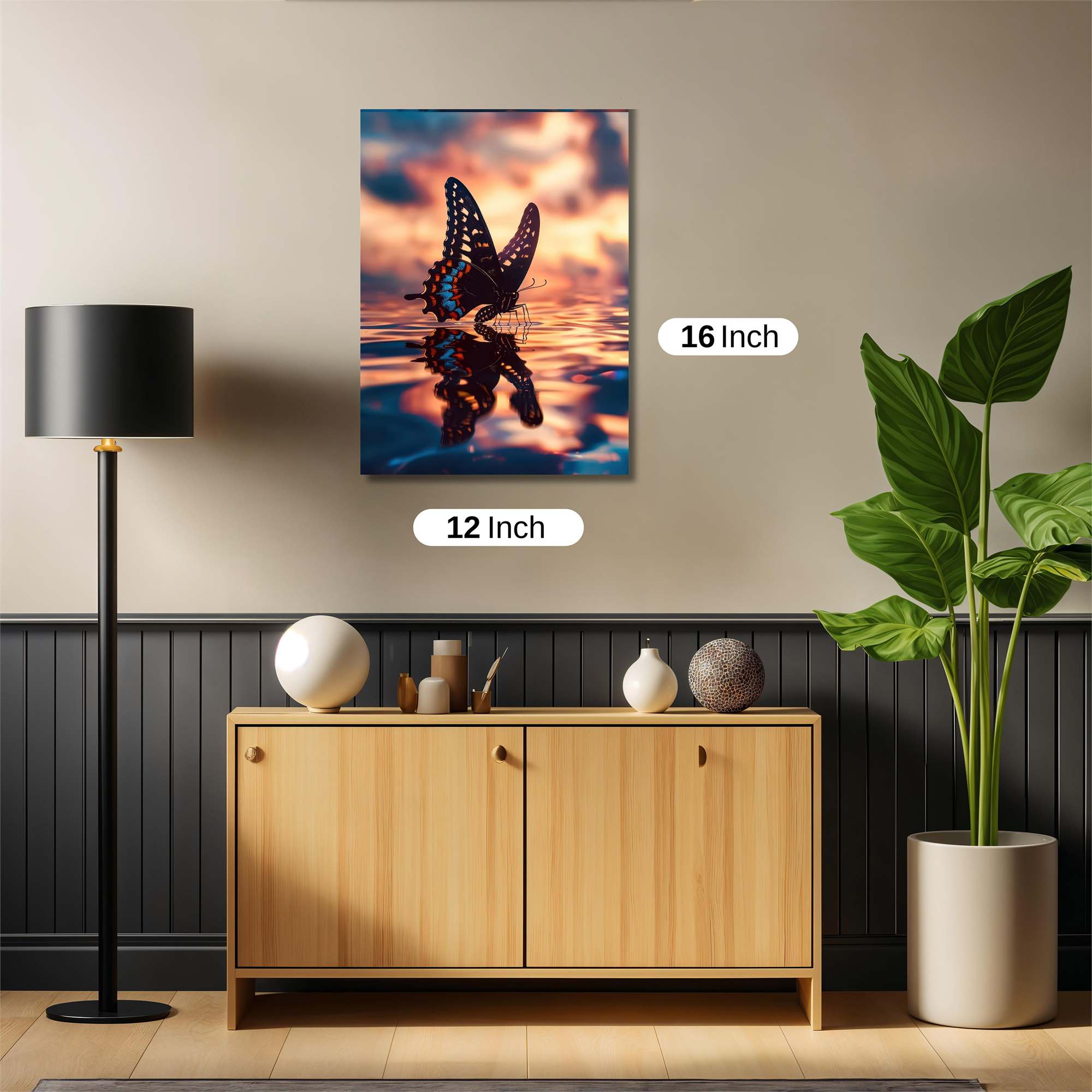 Butterfly Serenity Safe Wall Magnetic / M