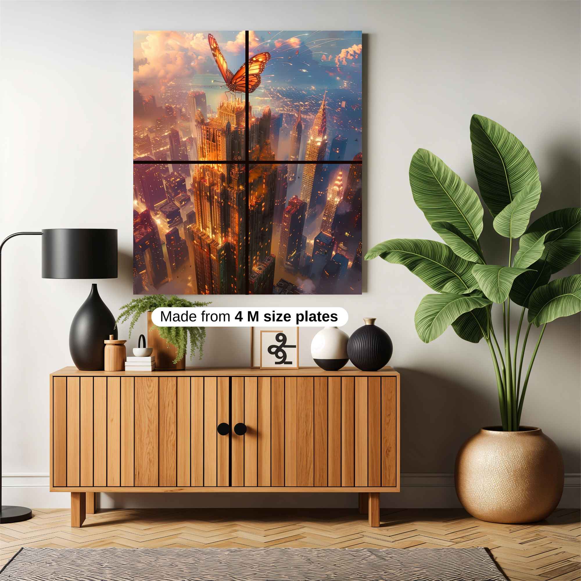 Butterfly Ascent Safe Wall Magnetic / M