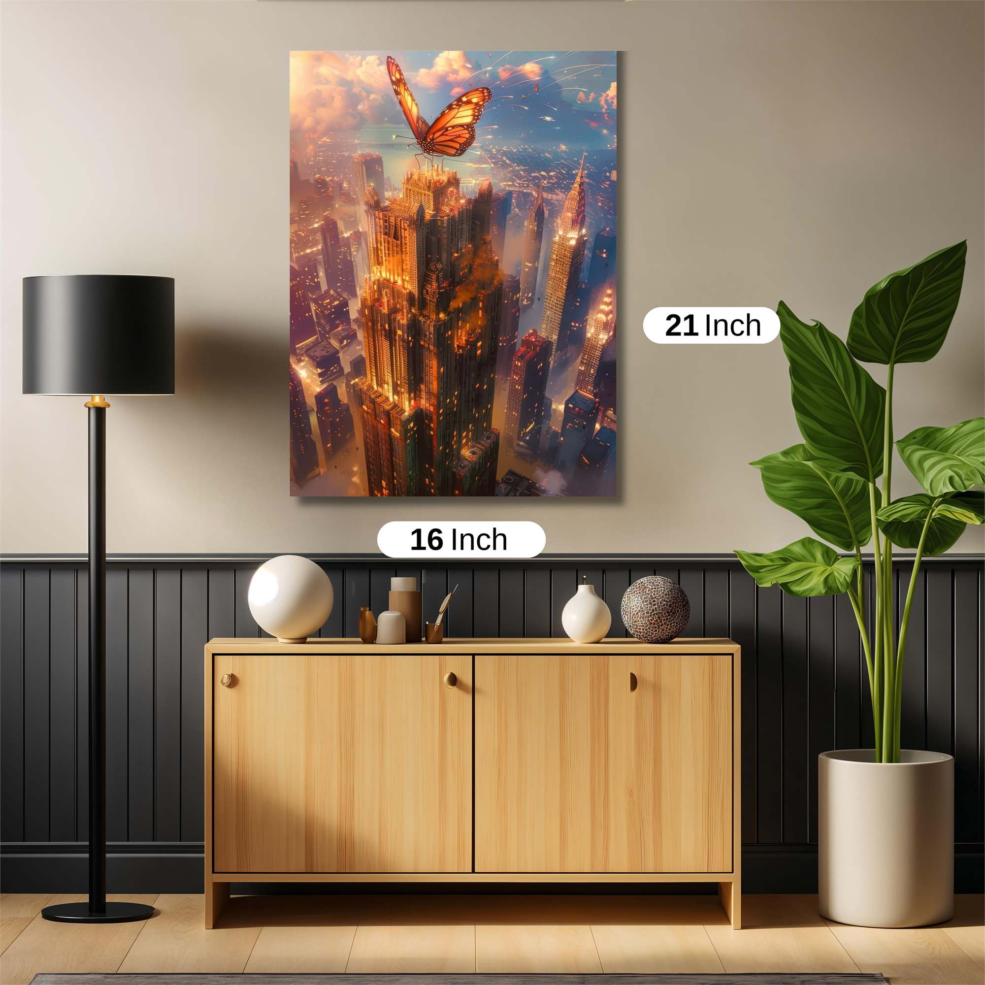 Butterfly Ascent Safe Wall Magnetic / M