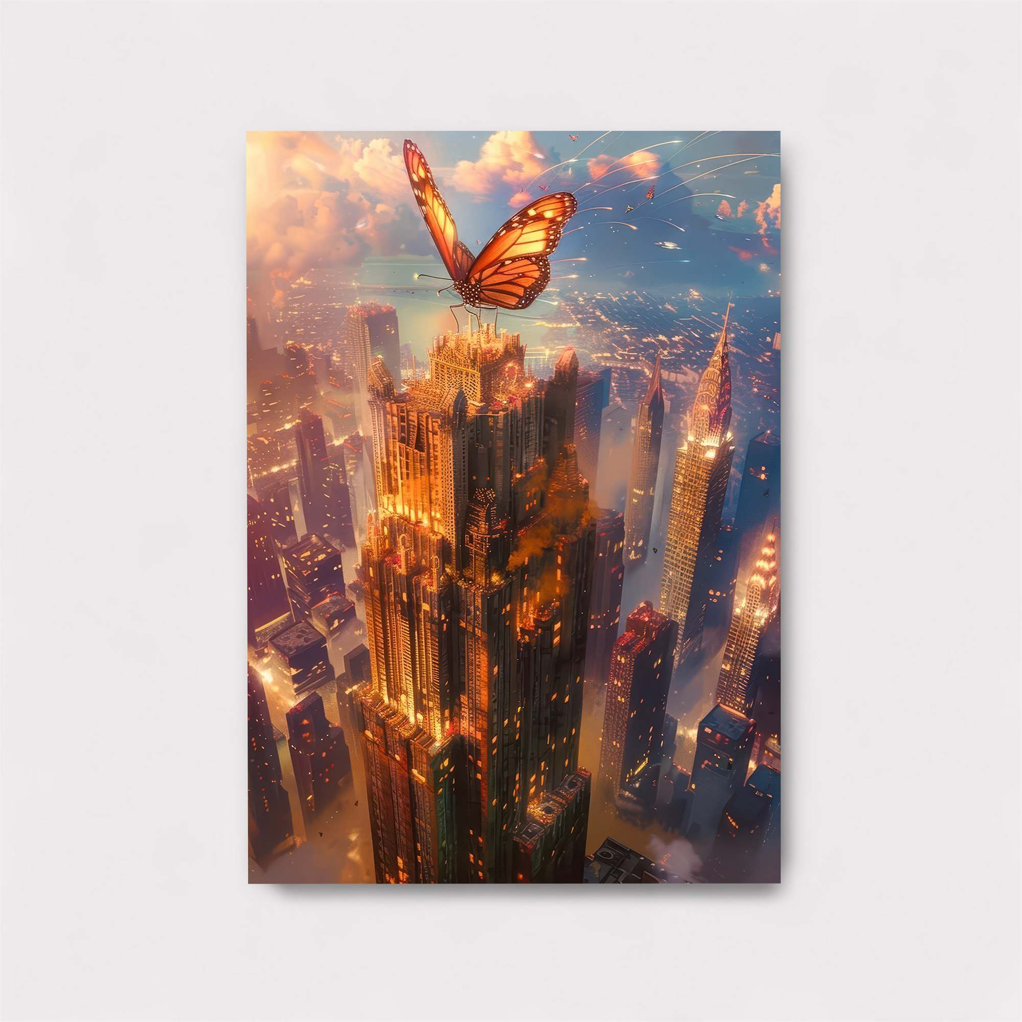 Butterfly Ascent Safe Wall Magnetic / M