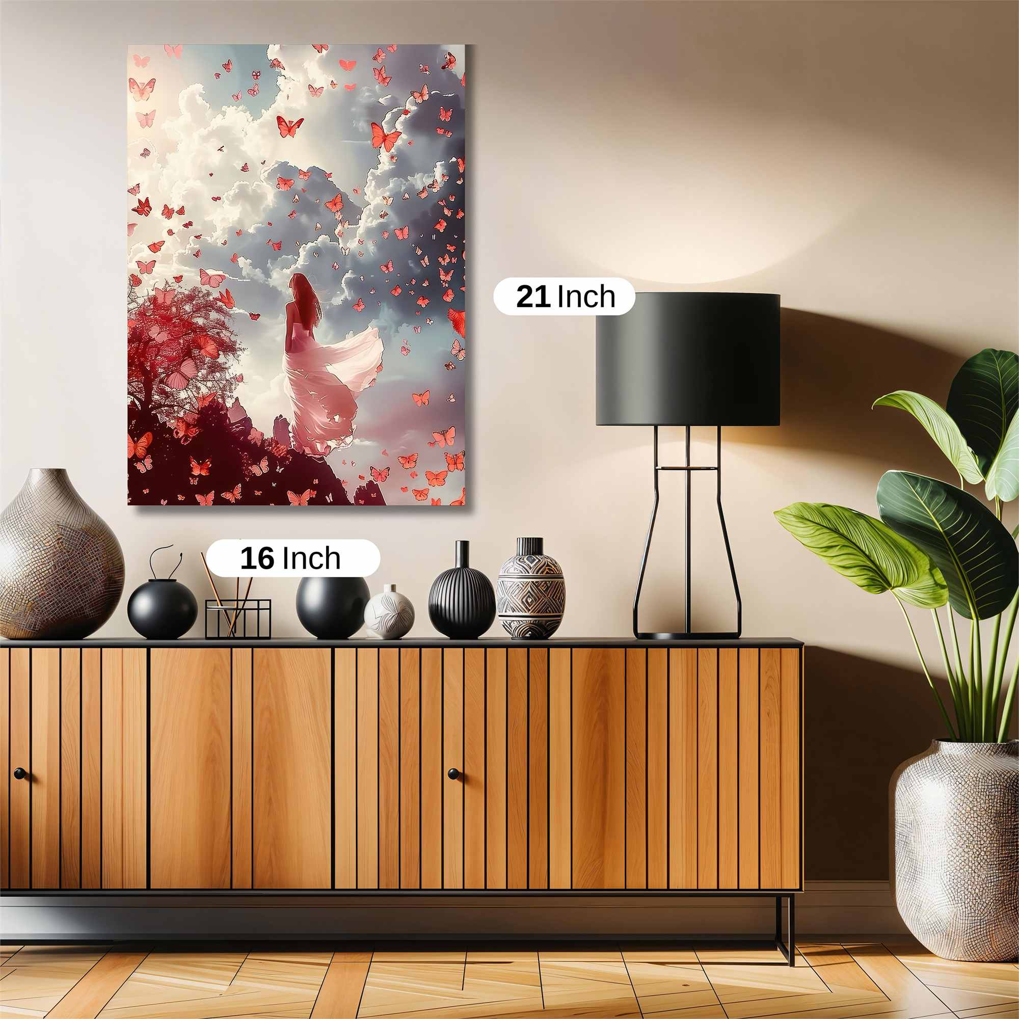 Butterfly Serenity Safe Wall Magnetic / M