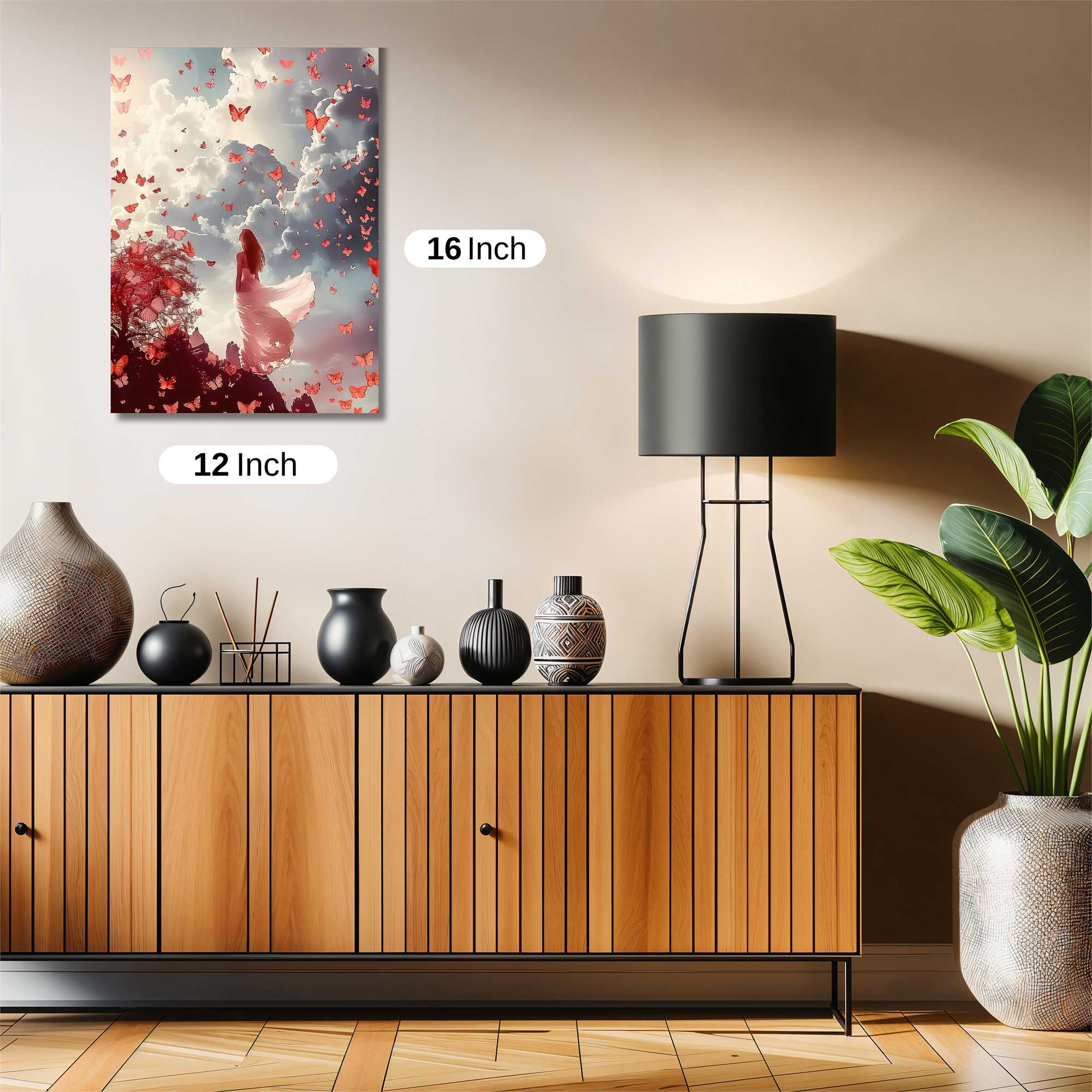 Butterfly Serenity Safe Wall Magnetic / M