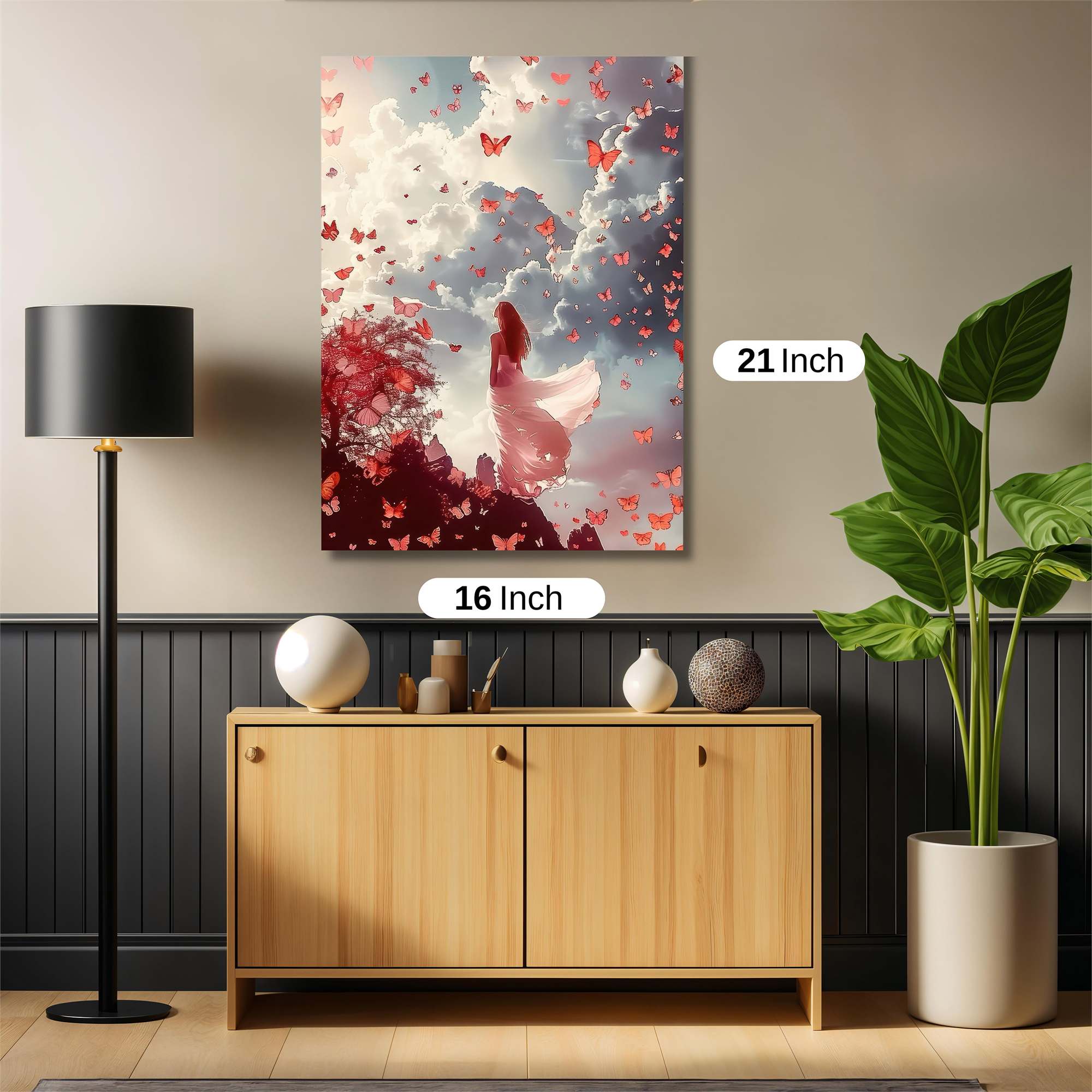 Butterfly Serenity Safe Wall Magnetic / M