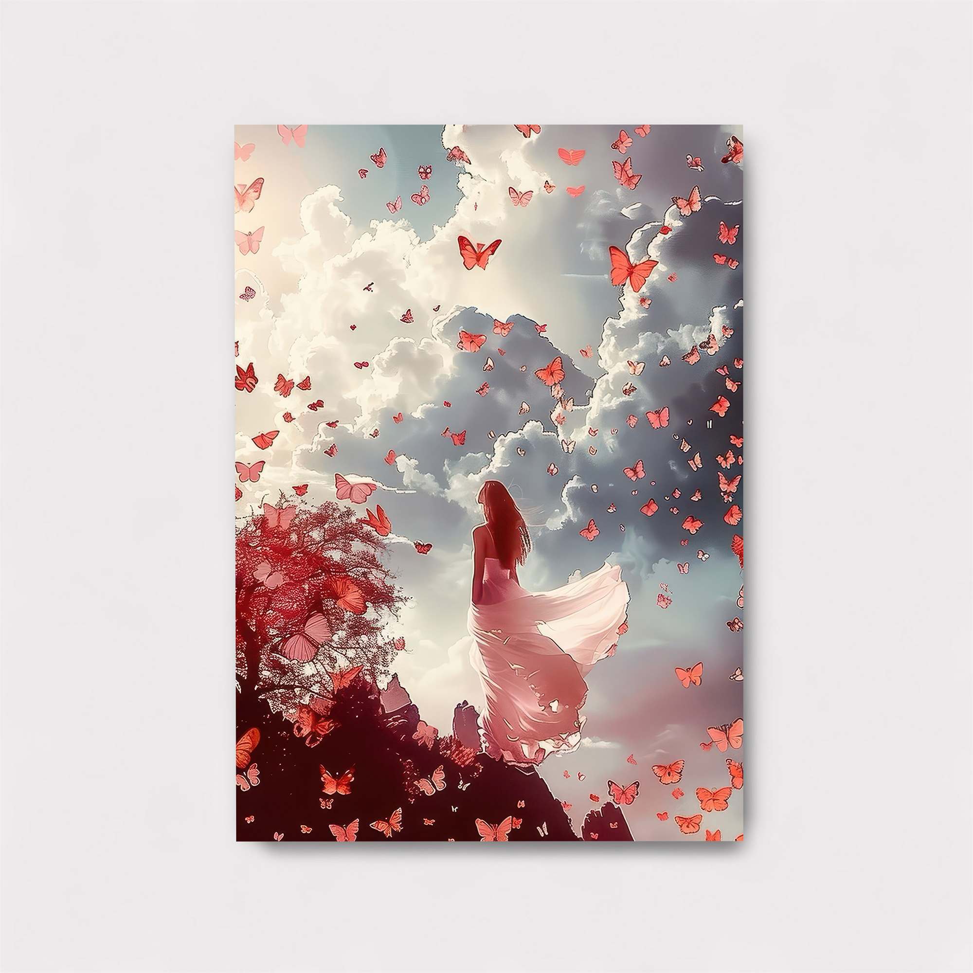 Butterfly Serenity Safe Wall Magnetic / M