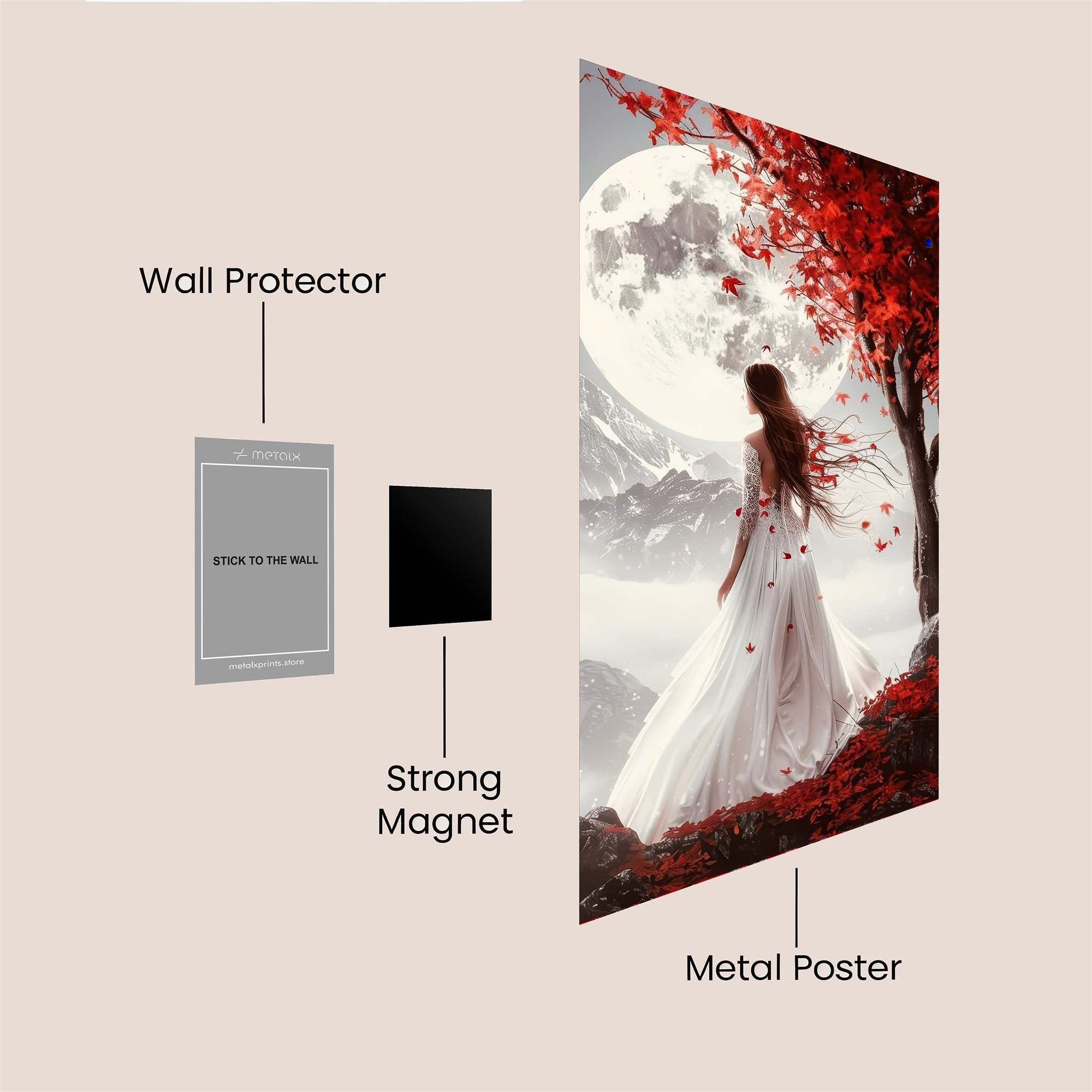 Moonlit Serenity Safe Wall Magnetic / M