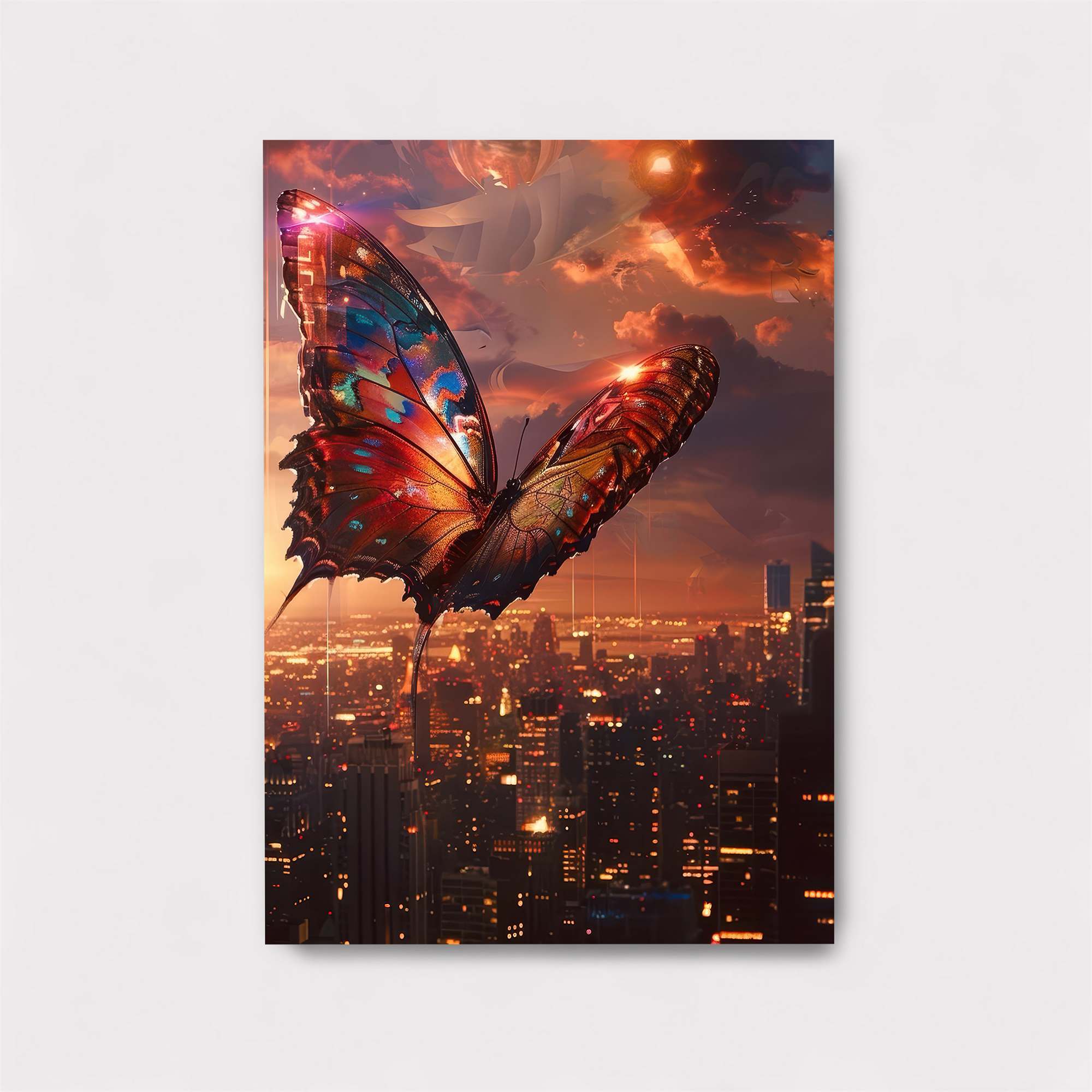 Butterfly Dreamscape Safe Wall Magnetic / M