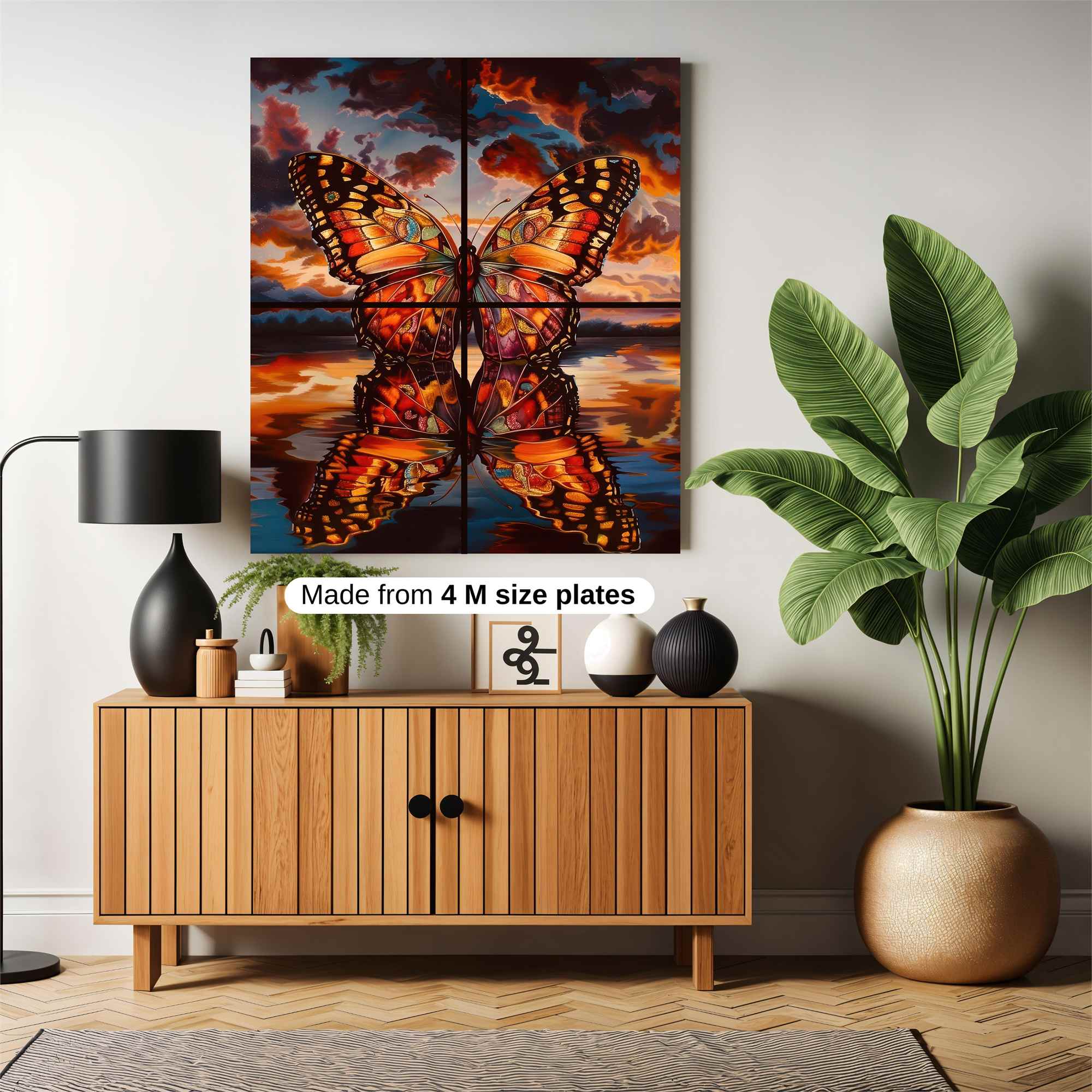 Butterfly Serenity Safe Wall Magnetic / M