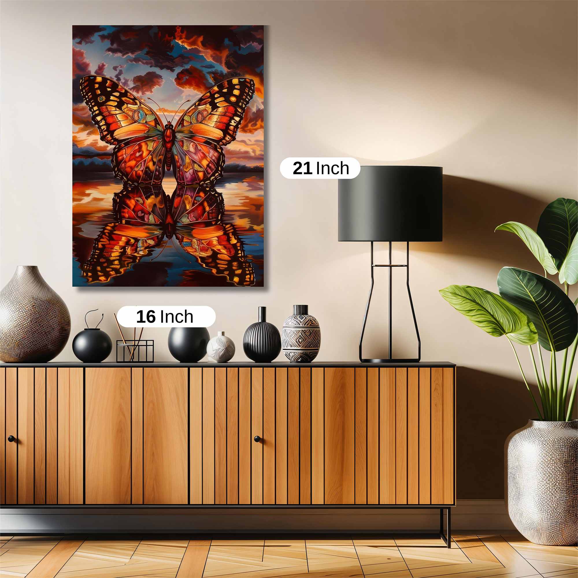 Butterfly Serenity Safe Wall Magnetic / M