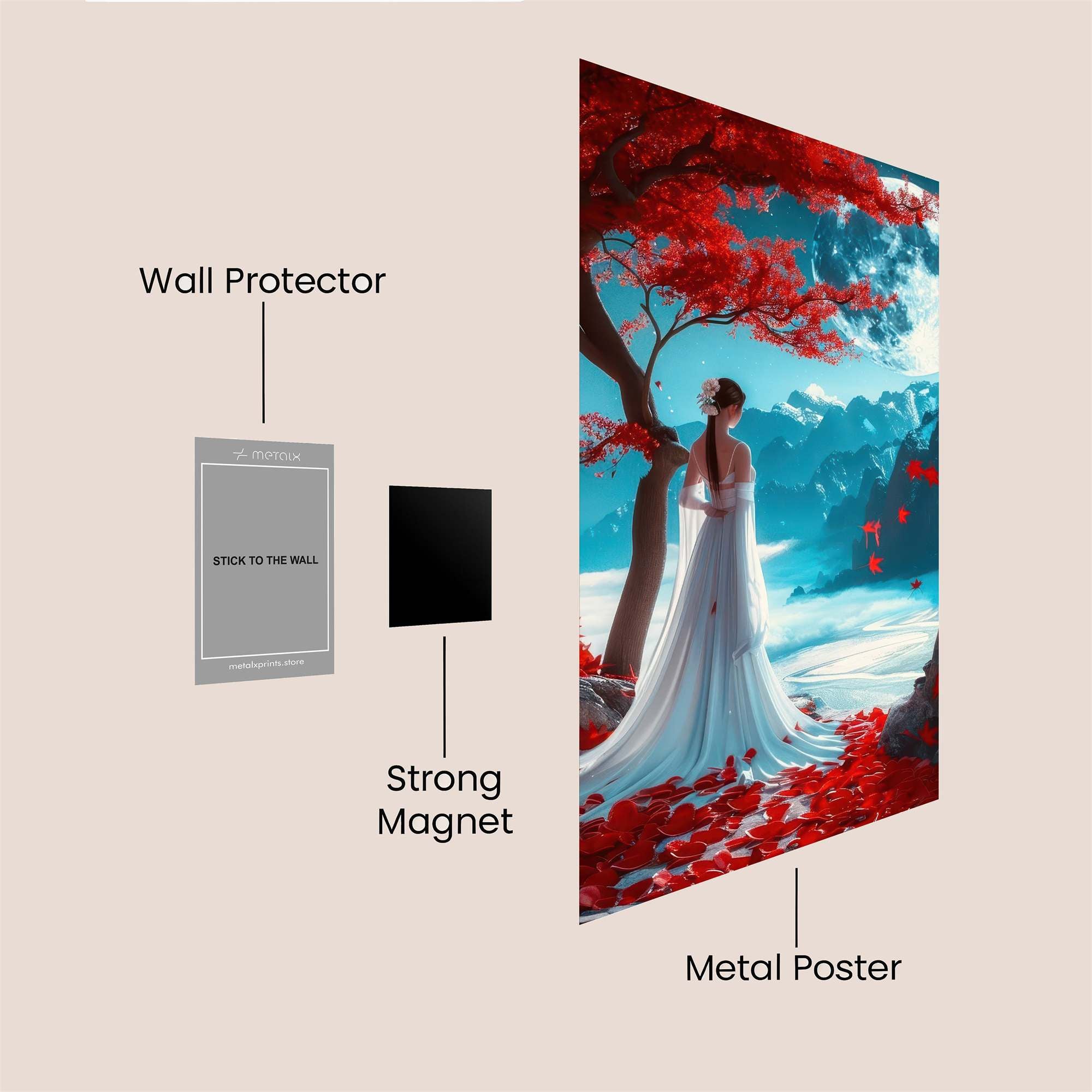 Moonlit Serenity Safe Wall Magnetic / M