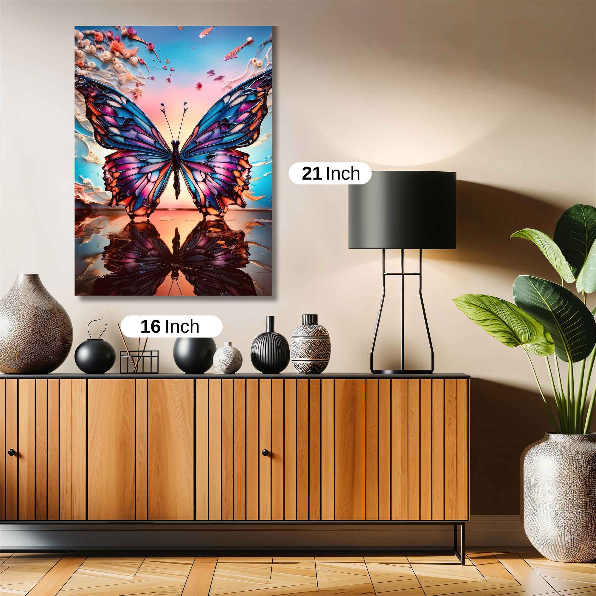 Butterfly Serenity Safe Wall Magnetic / M