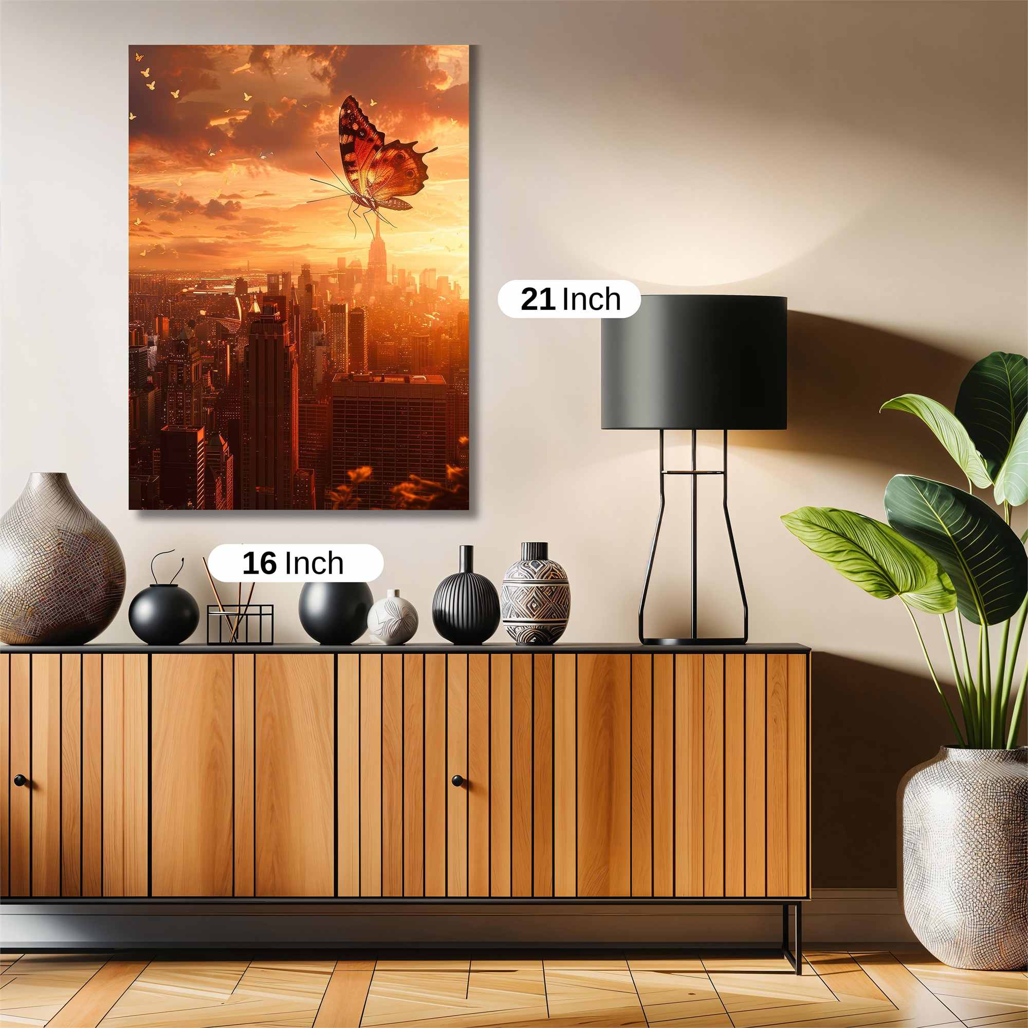 Butterfly Twilight Safe Wall Magnetic / M