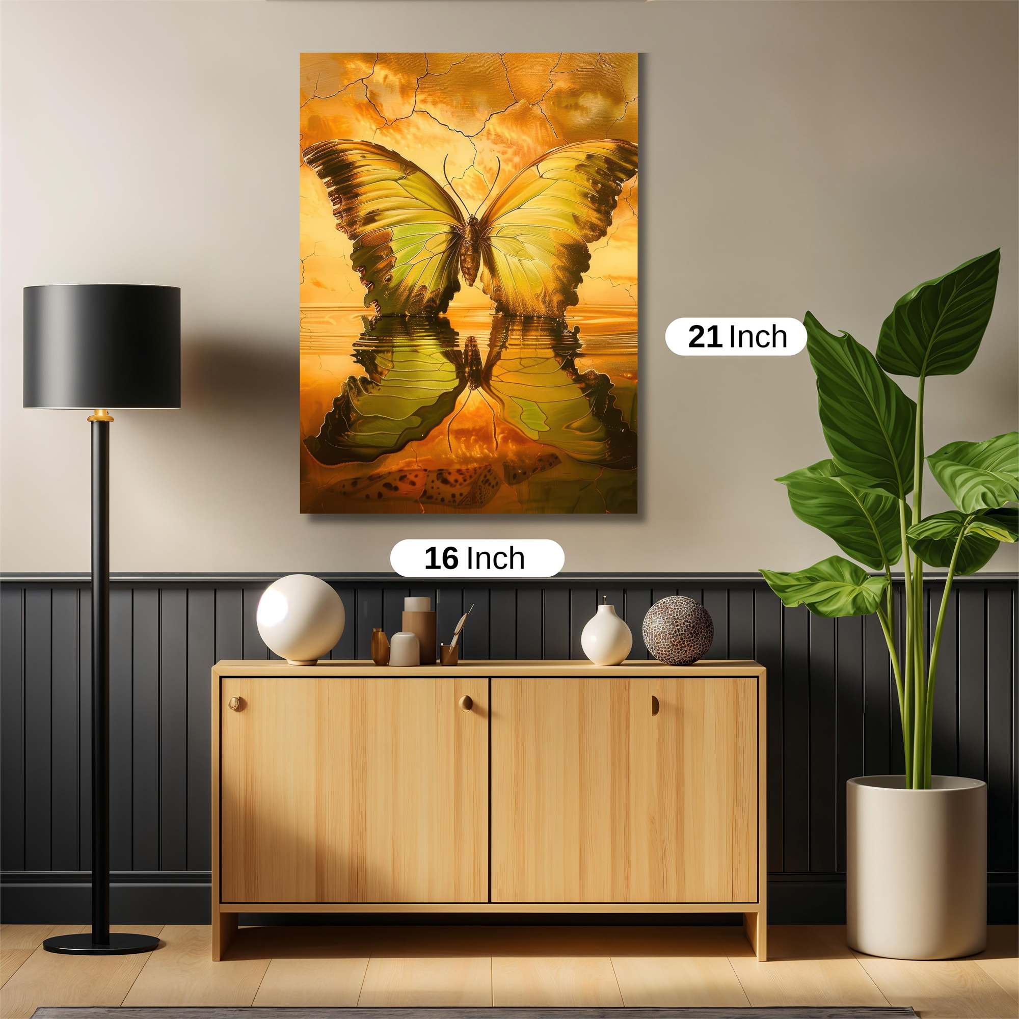 Butterfly Serenity Safe Wall Magnetic / M