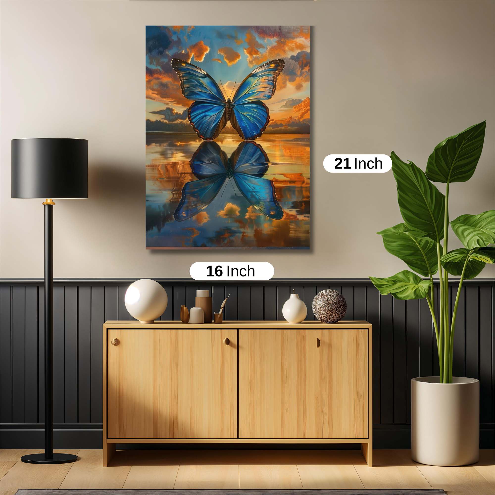 Butterfly Serenity Safe Wall Magnetic / M