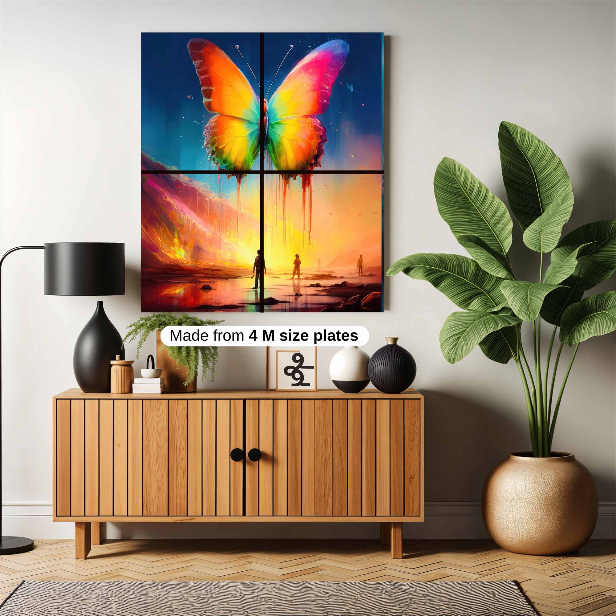 Butterfly Dreamscape Safe Wall Magnetic / M