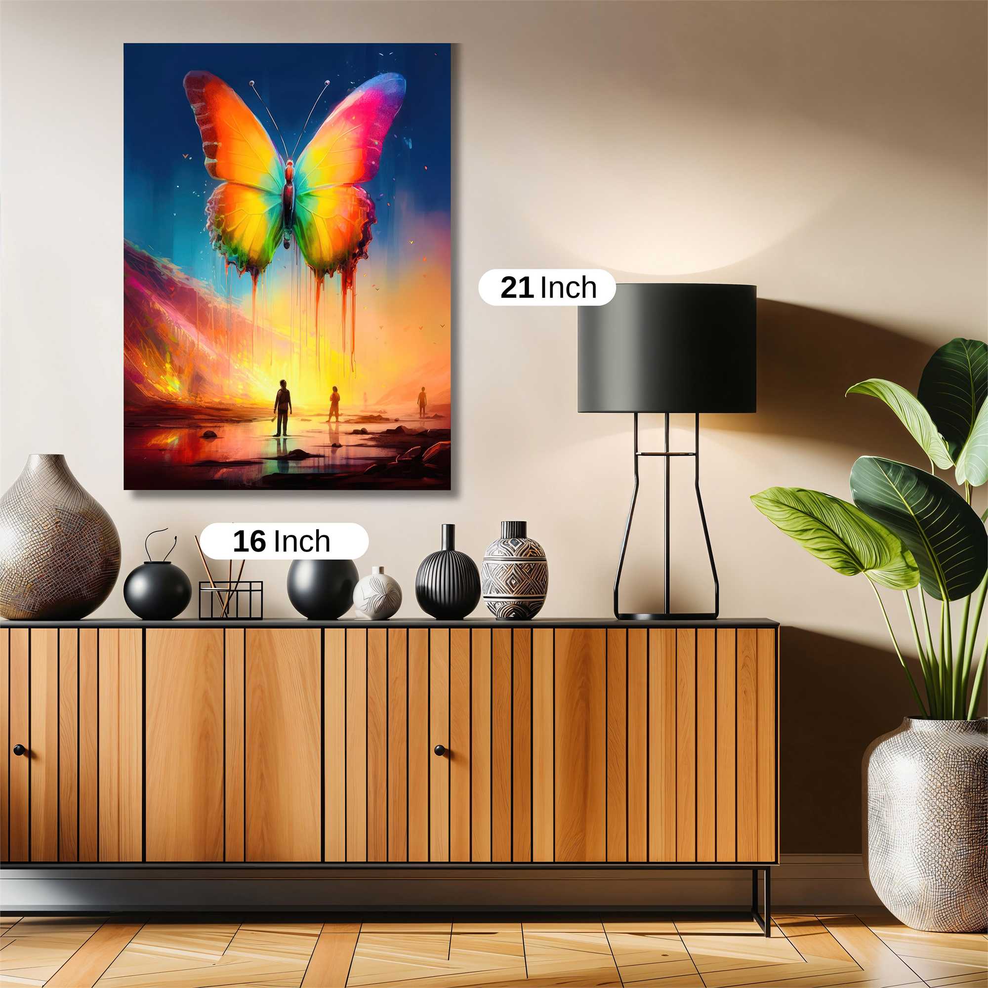 Butterfly Dreamscape Safe Wall Magnetic / M